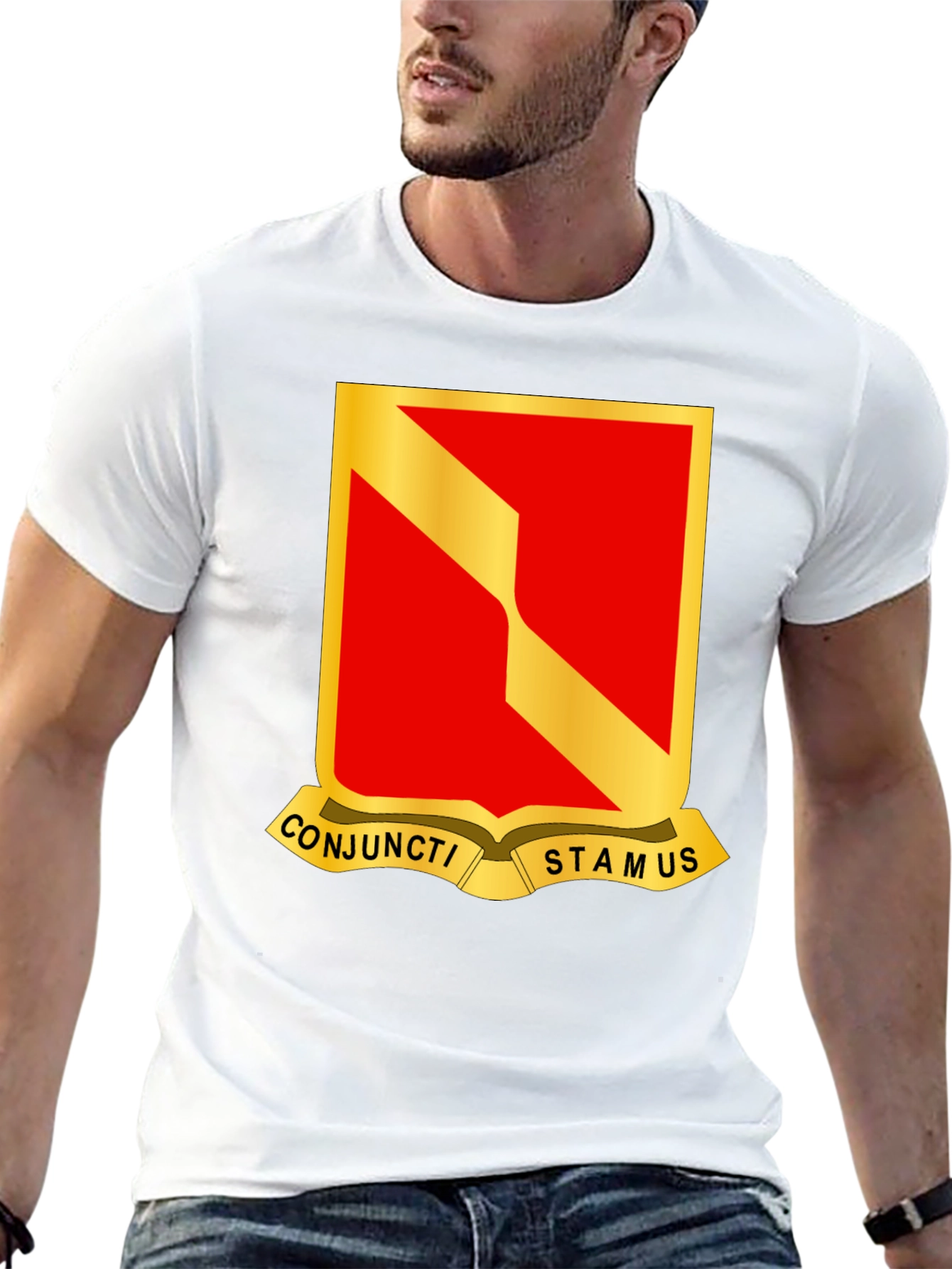 Black Conjucti Stamus T-Shirt - Military Pride view 13