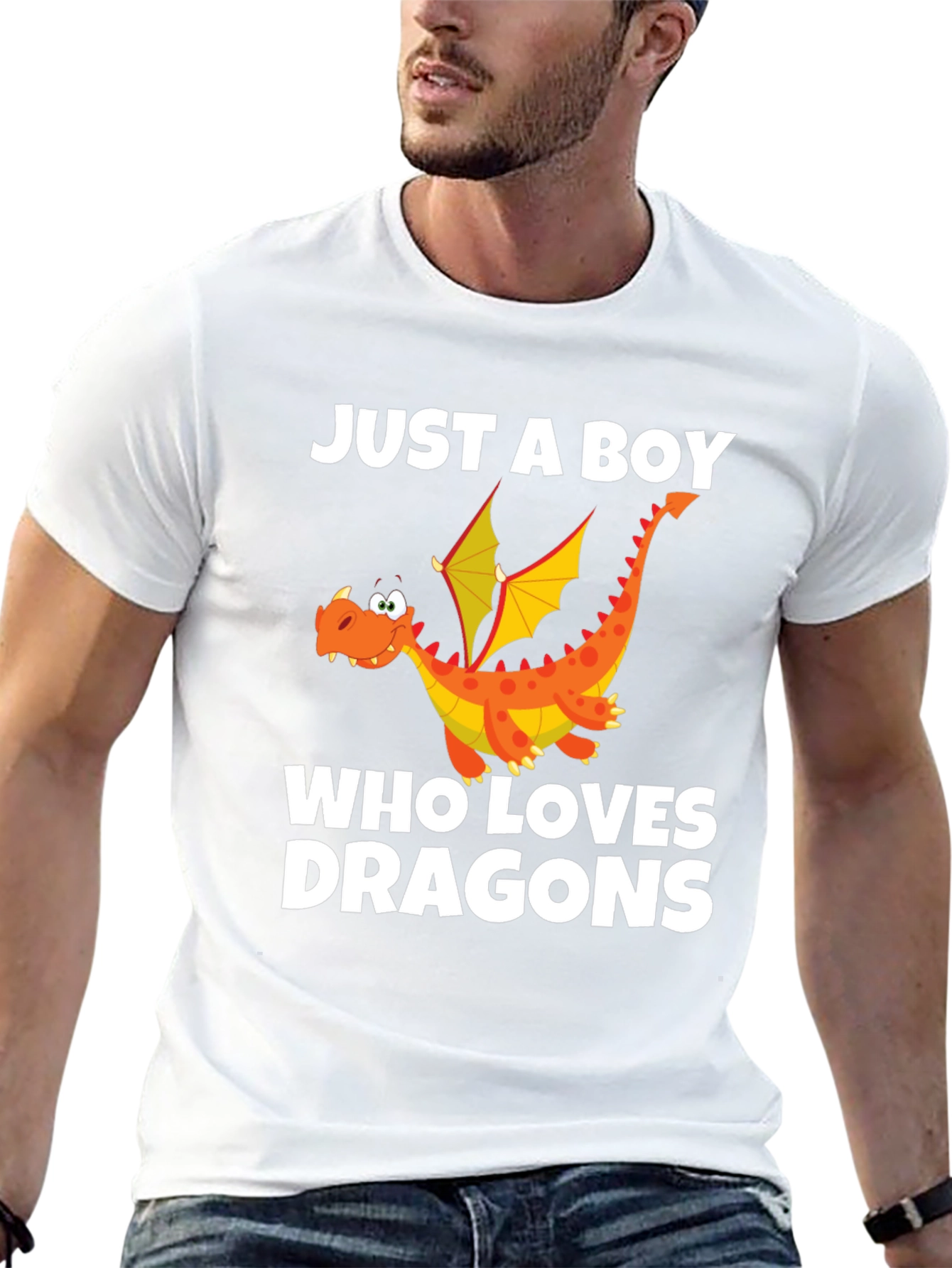Black Boy's Dragon Lover Graphic T-Shirt view 13