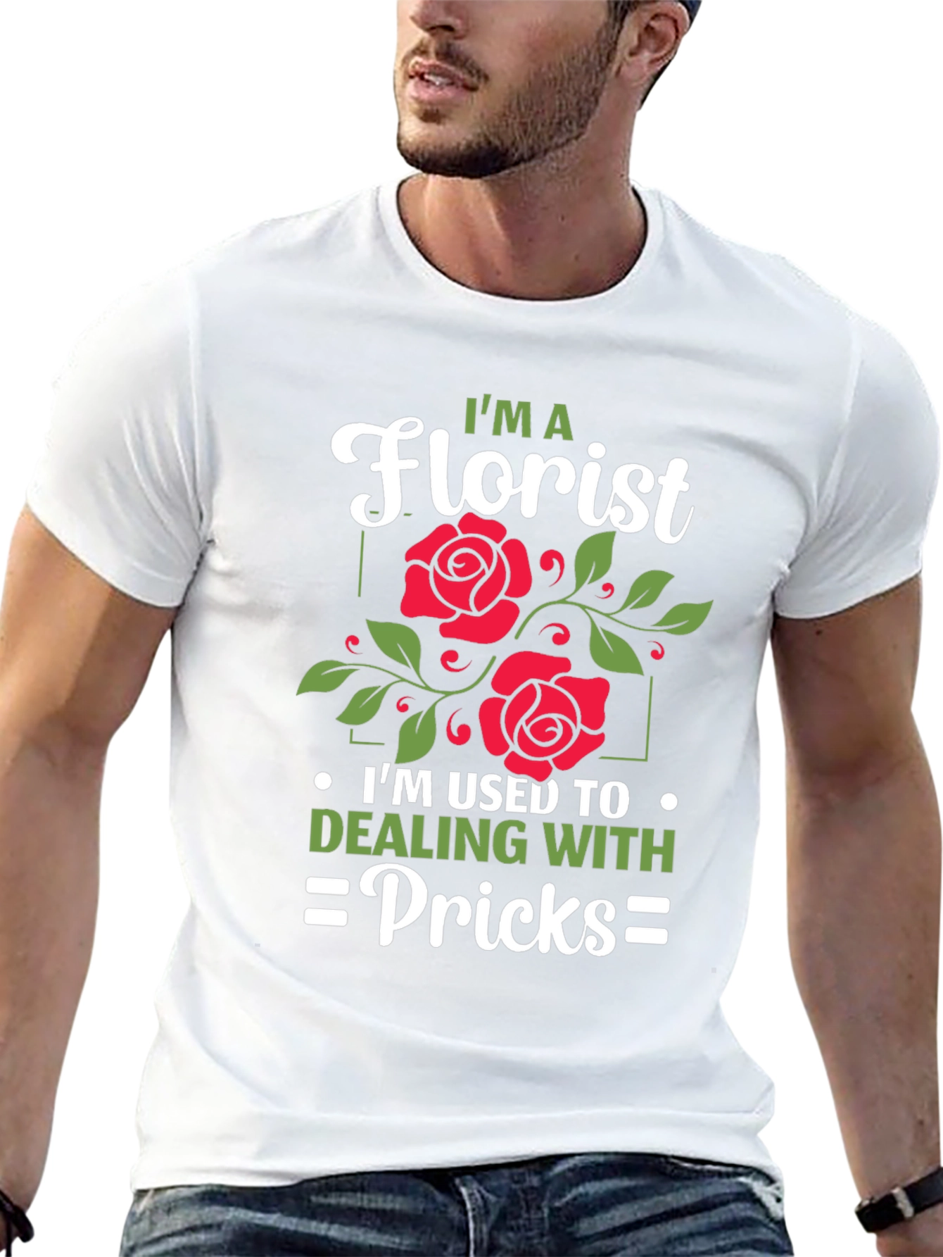 Black Florist Humor Graphic T-Shirt view 13