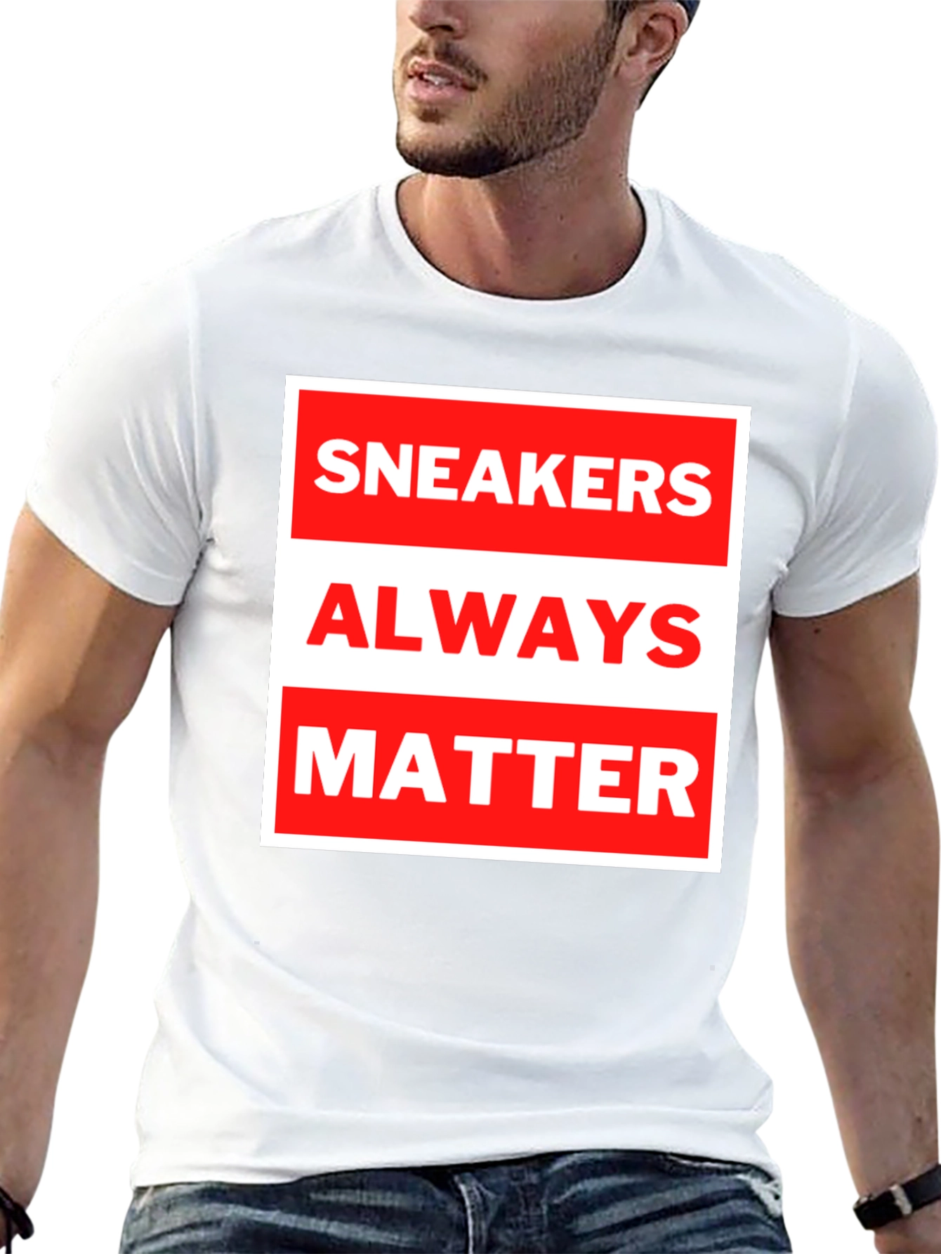 Black Sneakers Always Matter Graphic Tee - Black view 13