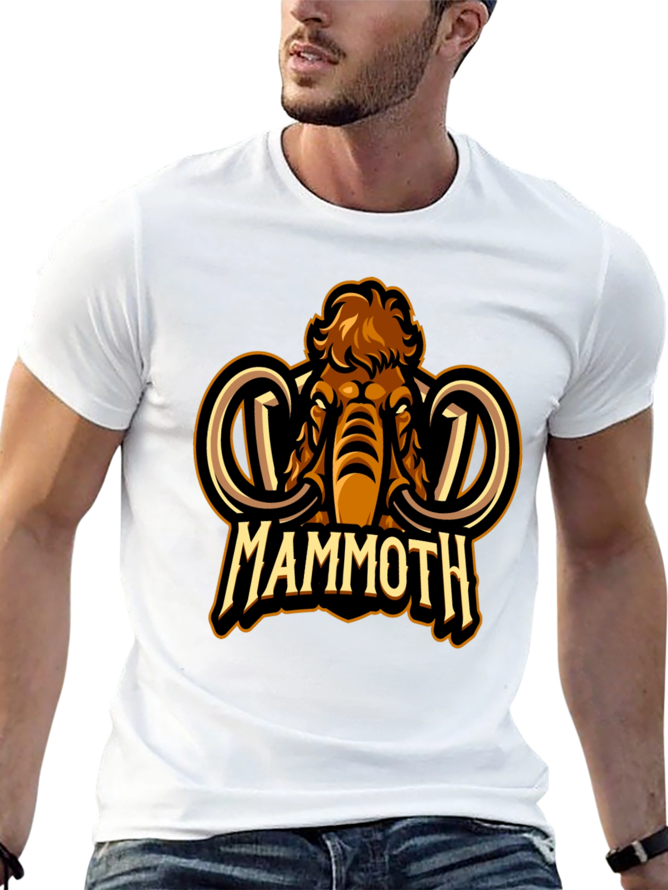 Black Mammoth Graphic T-Shirt - Classic Black Tee view 13