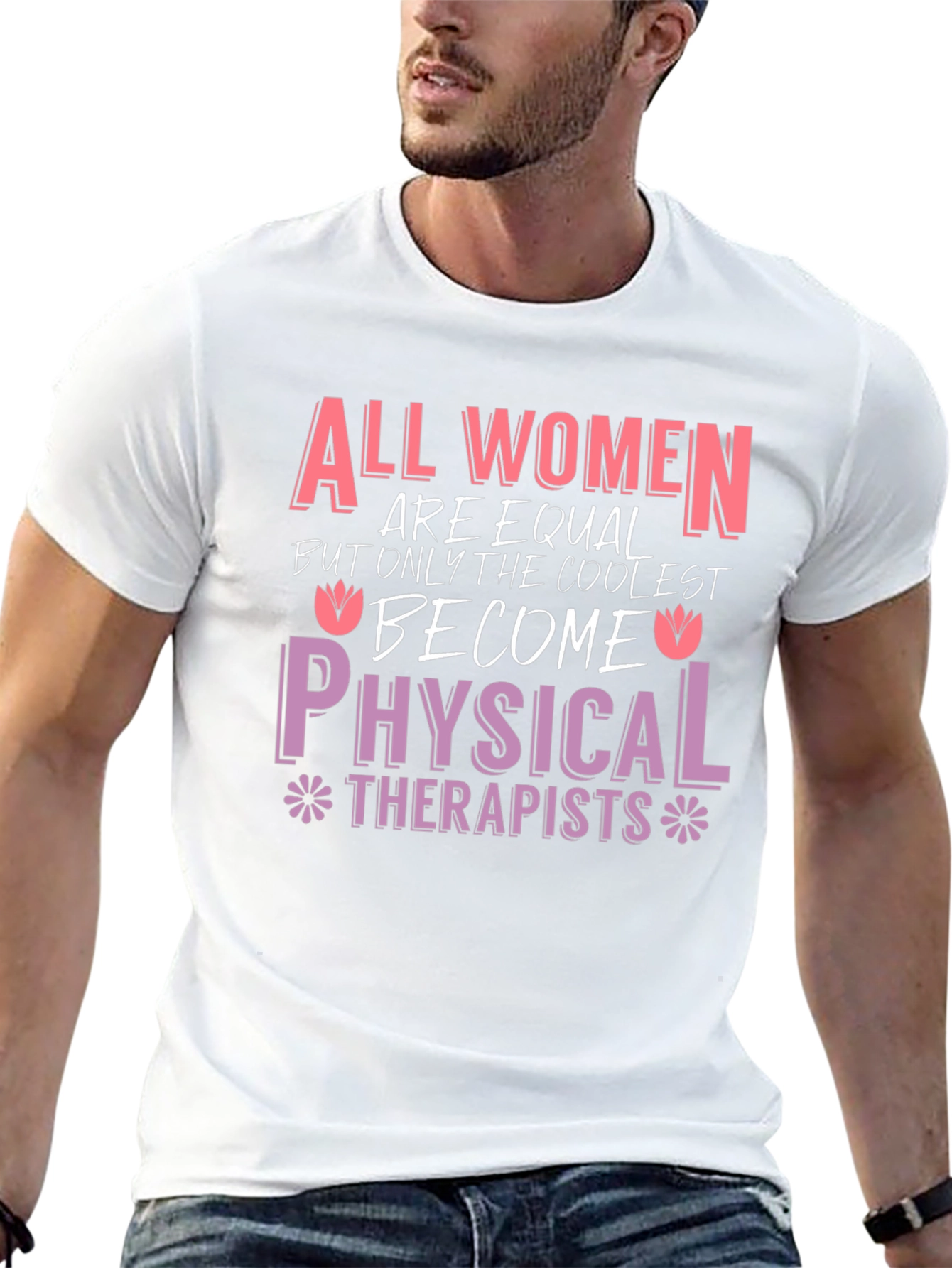 Black All Women Physical Therapists T-Shirt view 13