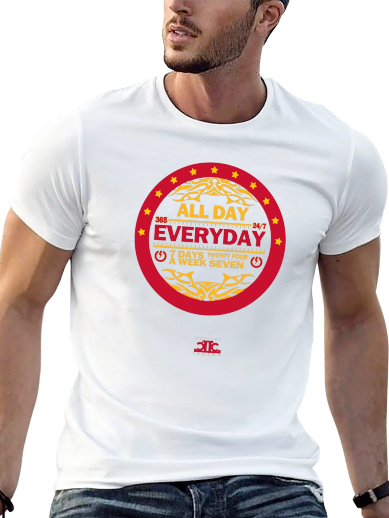 Black All Day Everyday Graphic T-Shirt view 13