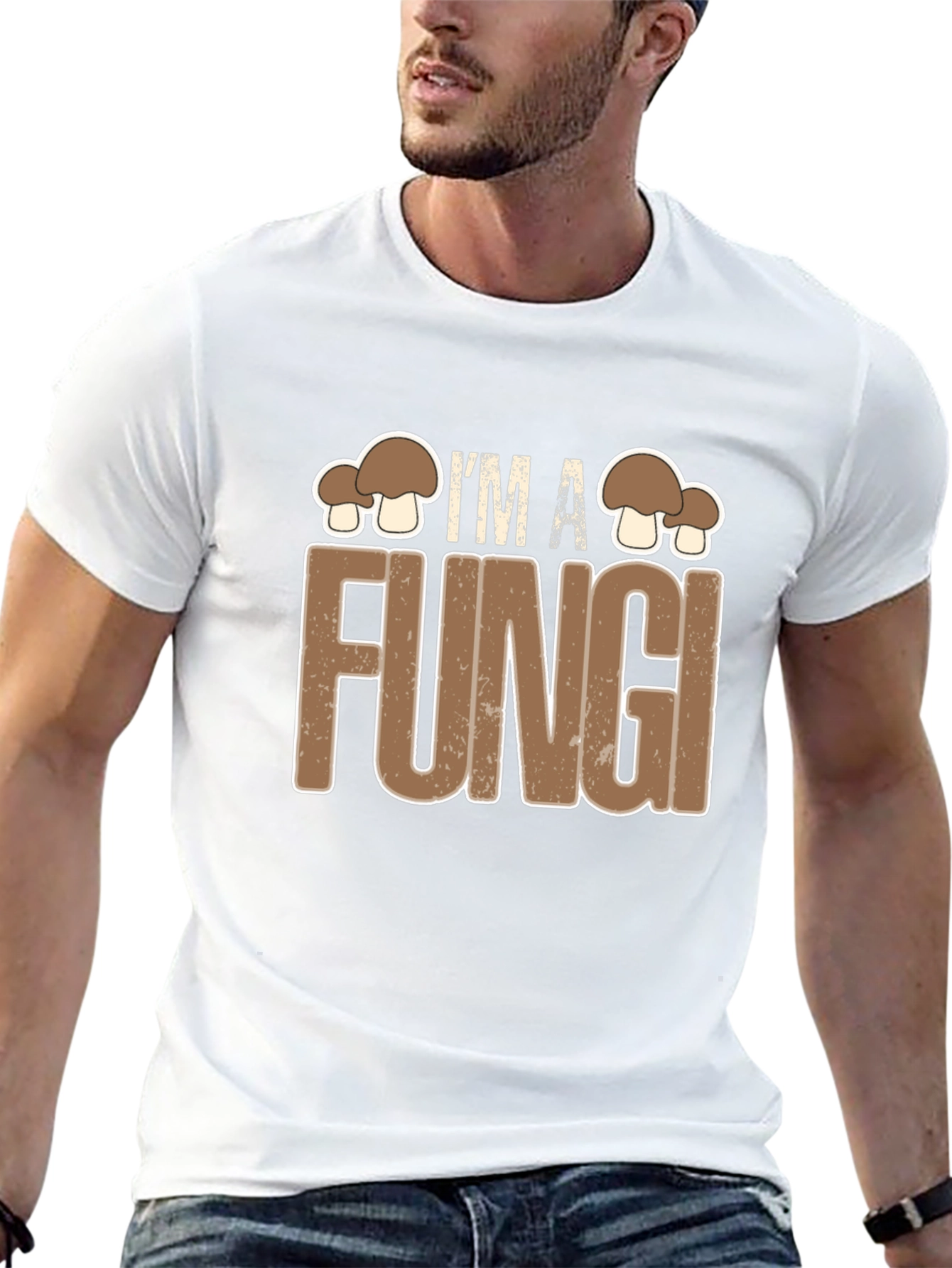 Black I'm A Fungi Funny Graphic Tee view 13