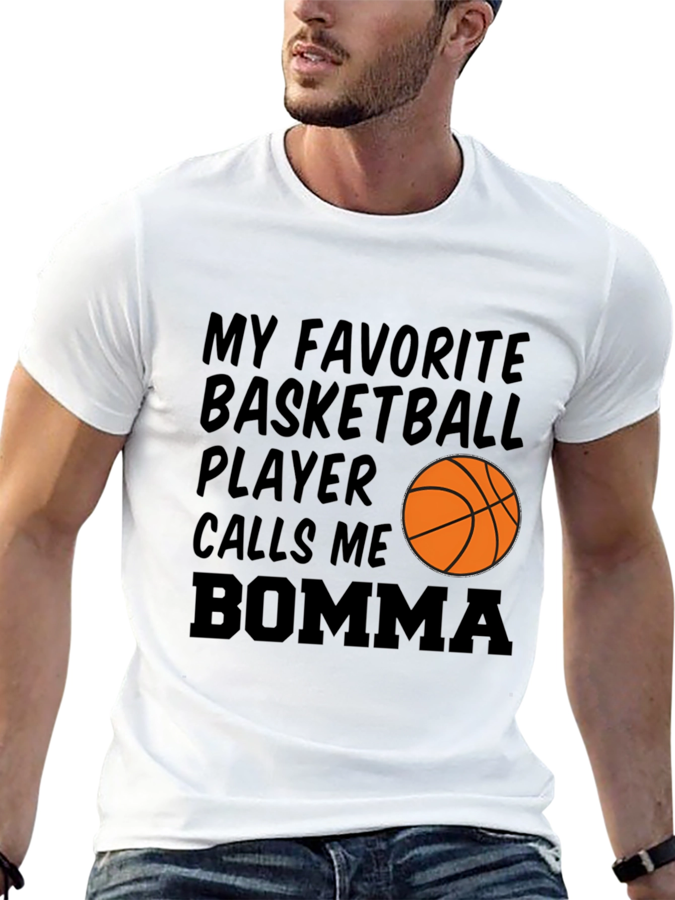 Black Basketball Bomma T-Shirt view 13
