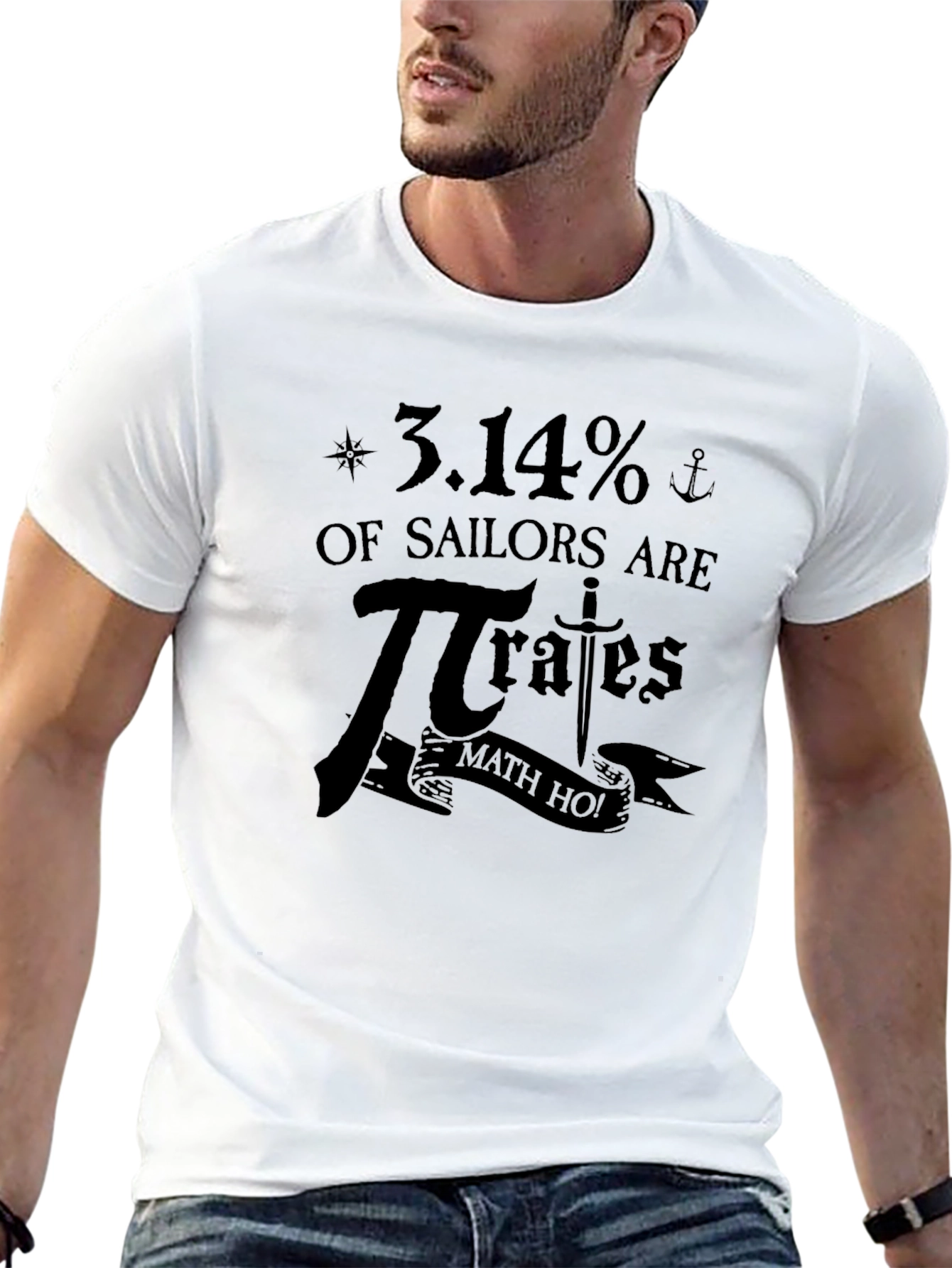 Black Math Pirate T-Shirt - 3.14% of Sailors view 13