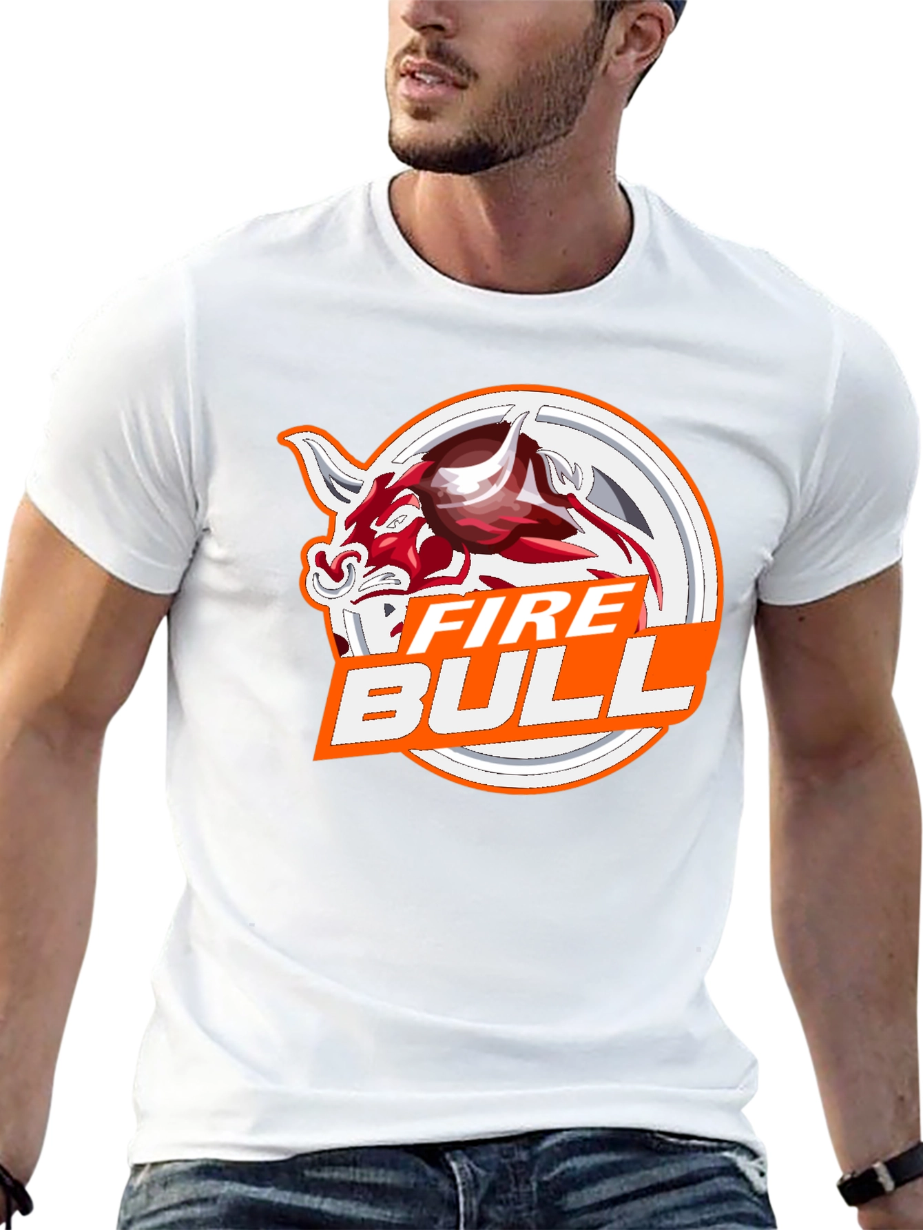 Black Fire Bull Graphic Tee - Stylish Black Cotton T-Shirt view 13