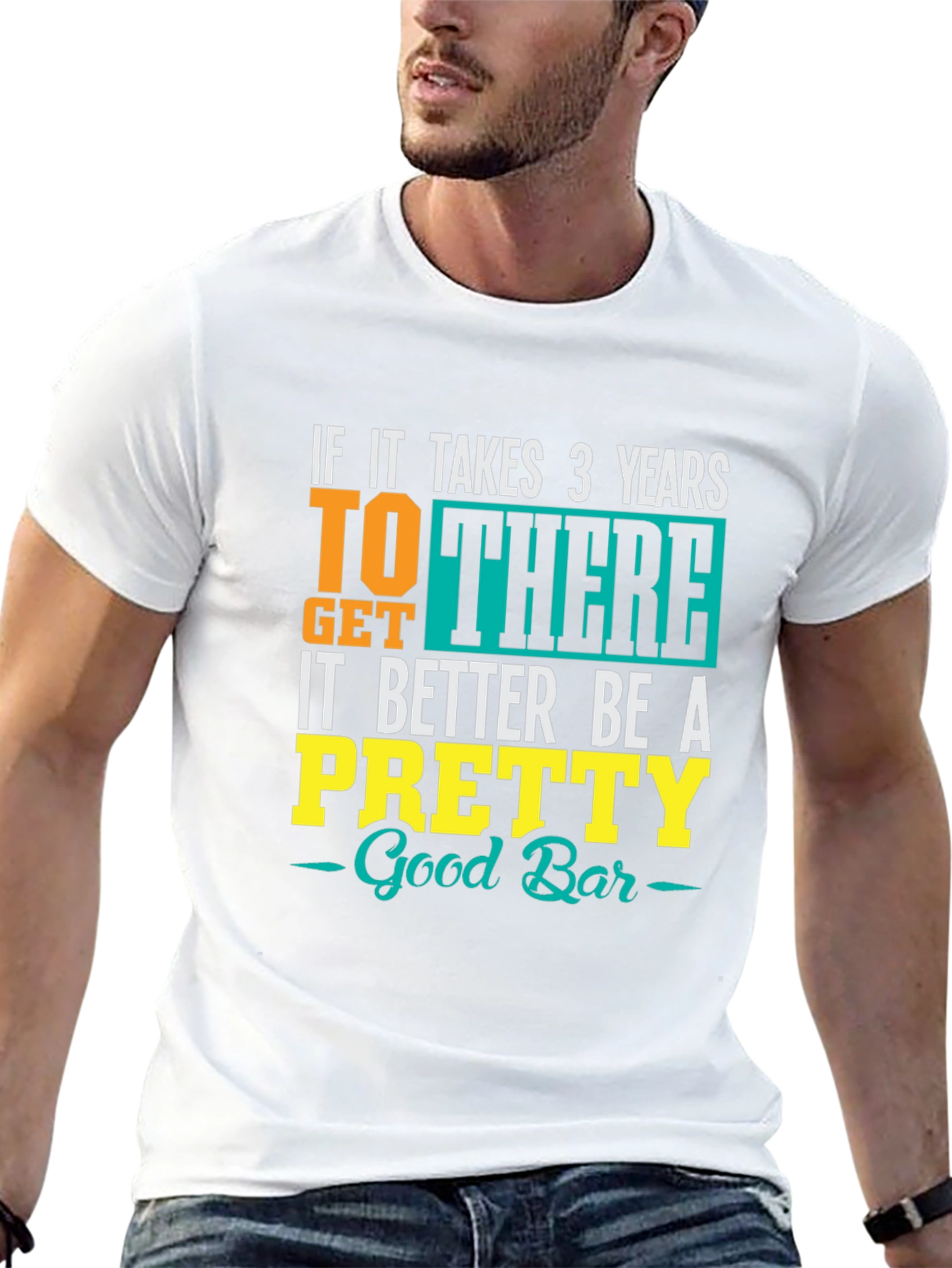 Black Funny Bar Lover T-Shirt: Takes 3 Years, Better Be Good view 13