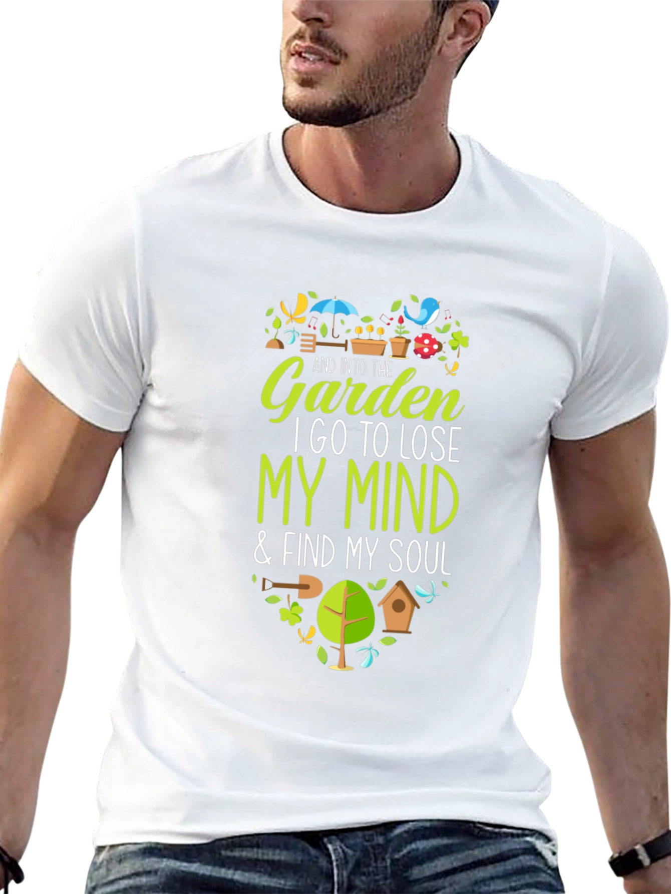 Black Garden Lover T-Shirt - Lose My Mind, Find My Soul view 13
