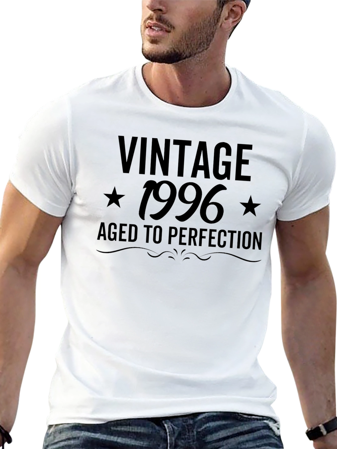 Black Vintage 1996 Aged to Perfection T-Shirt view 13