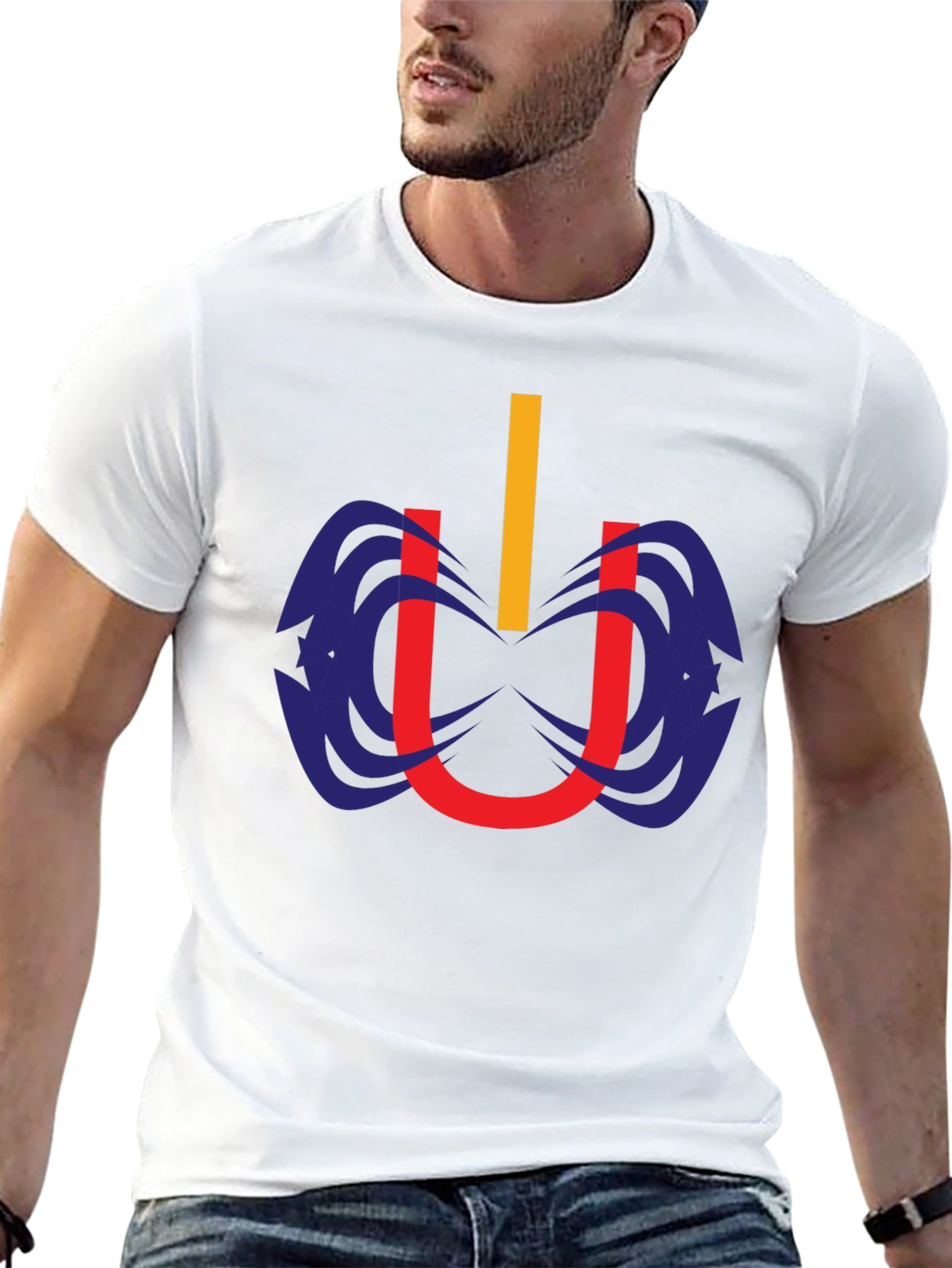 Black Unique Graphic Print T-Shirt view 13