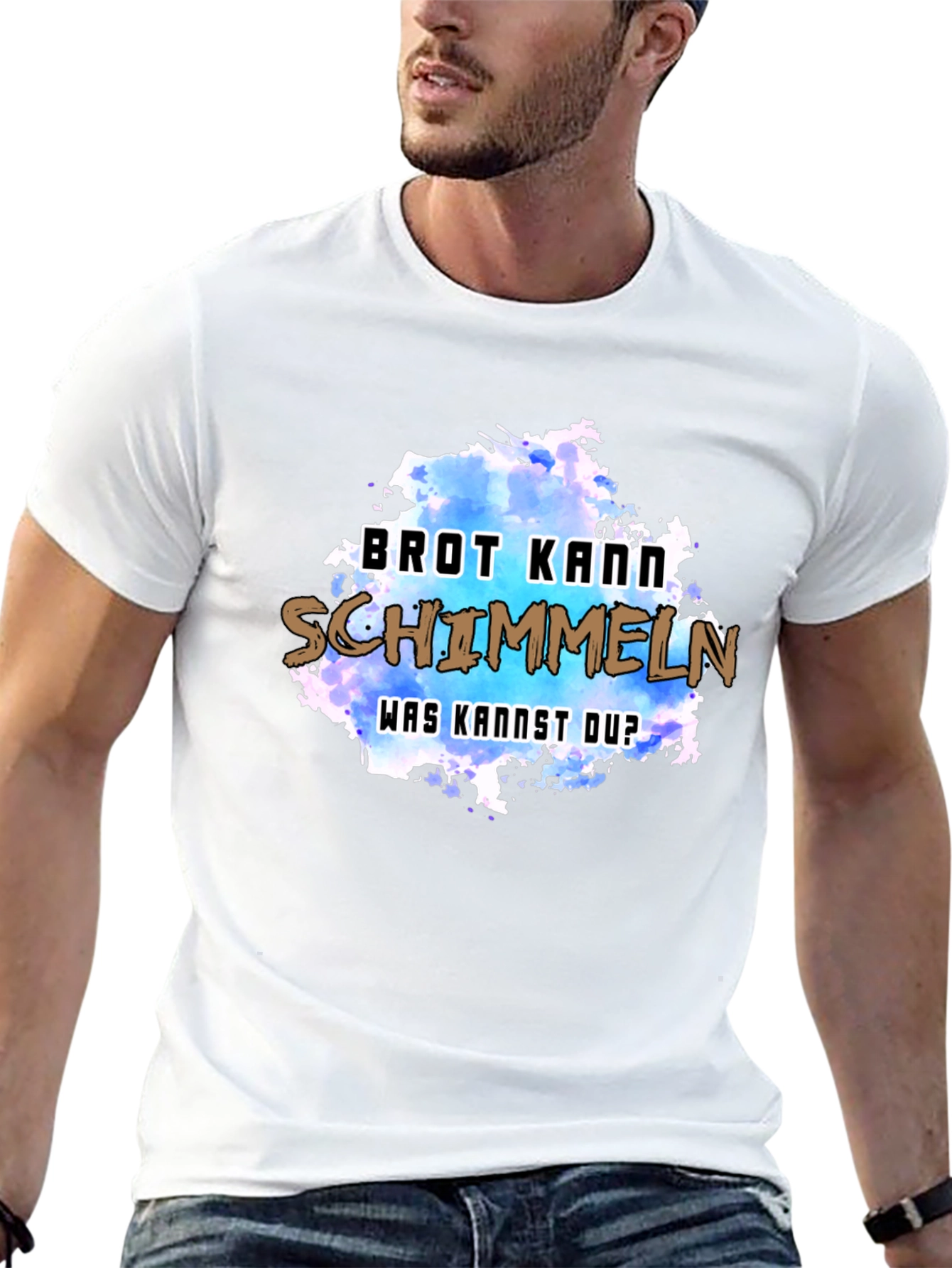 Black Humorous Brot Kann Schimmeln Graphic Tee view 13
