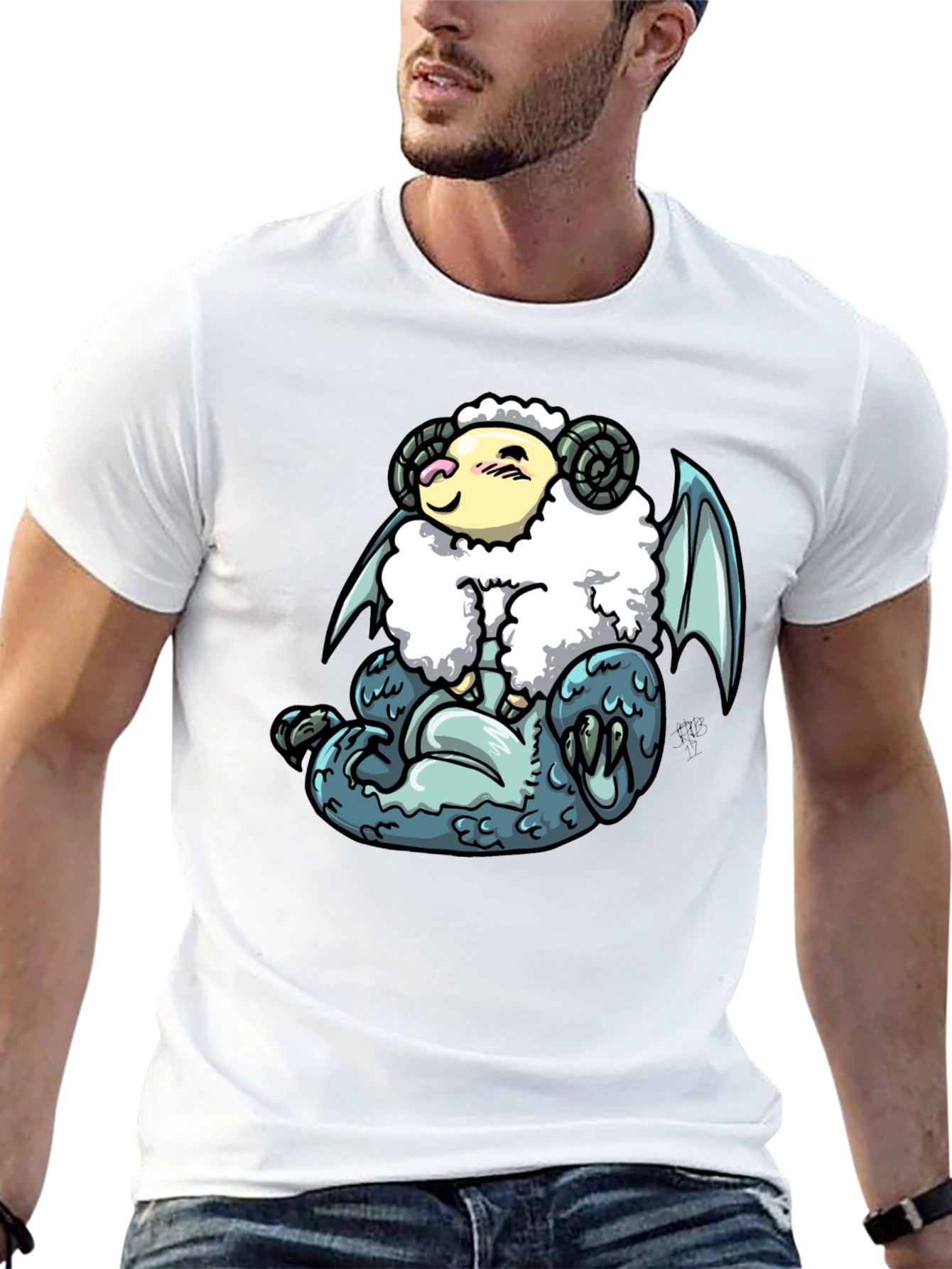 Black Sheep Dragon Graphic Tee view 13