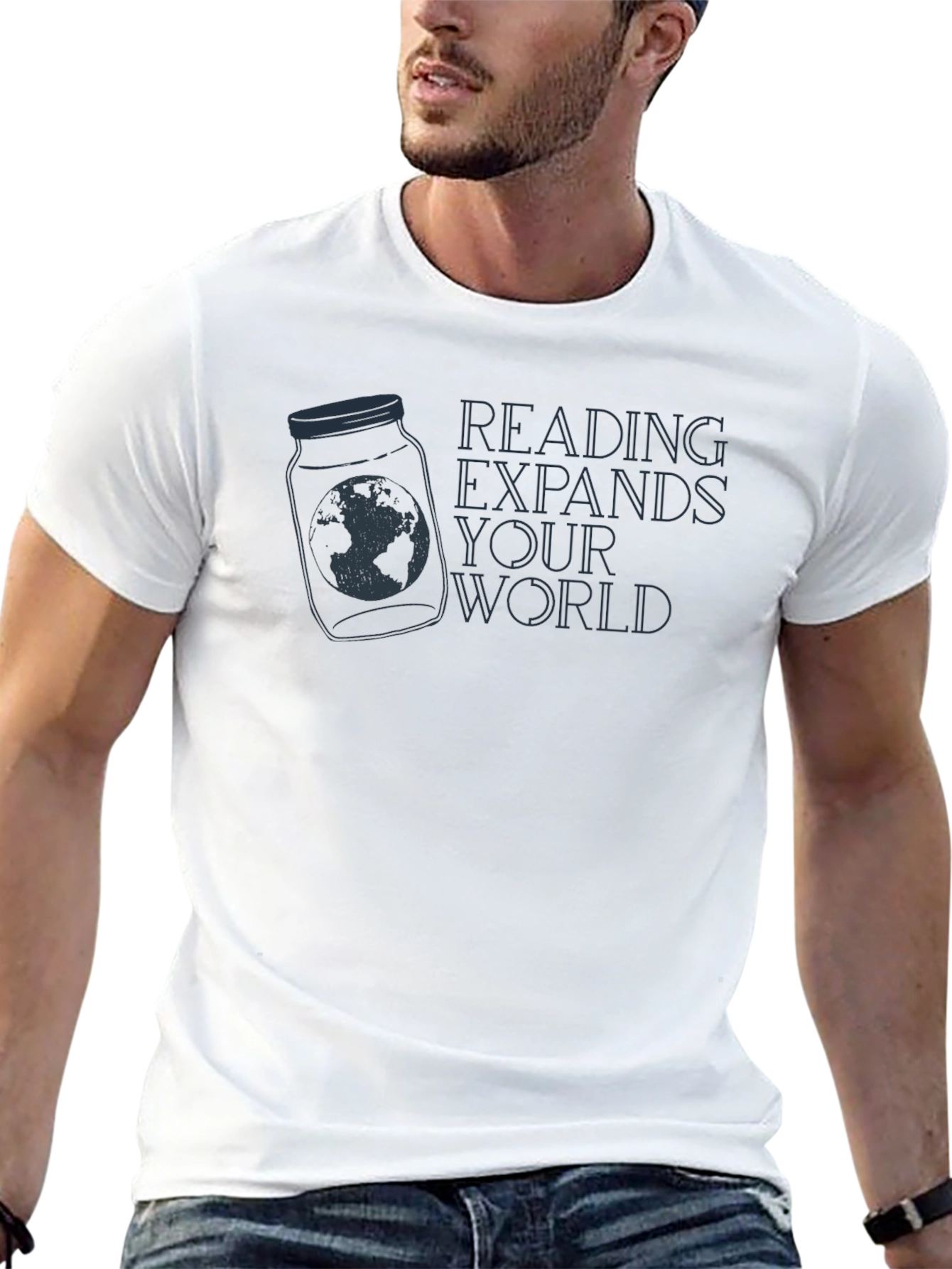 Black Reading Expands Your World T-Shirt view 13