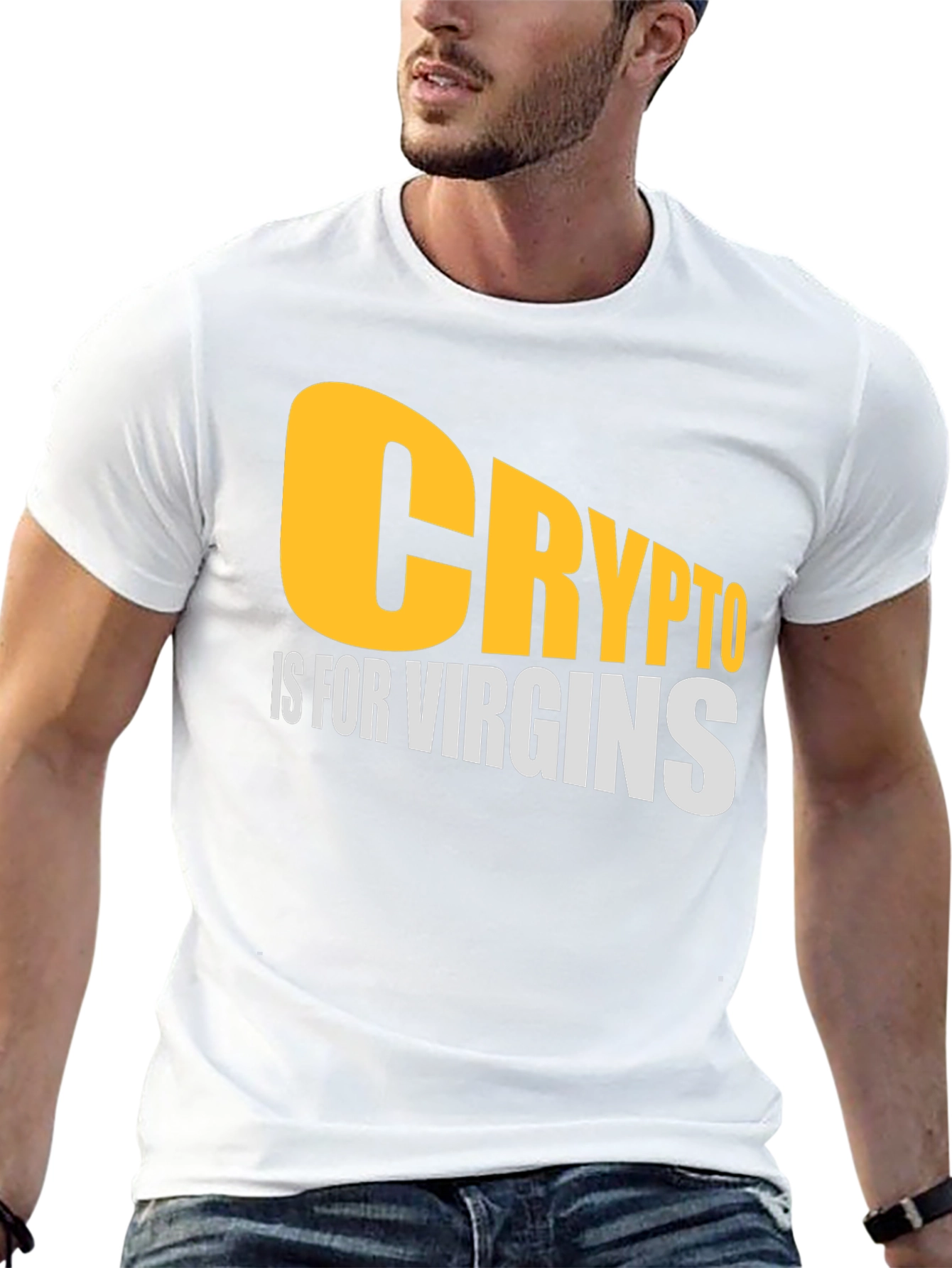 Black Crypto is for Virgins Graphic T-Shirt view 13