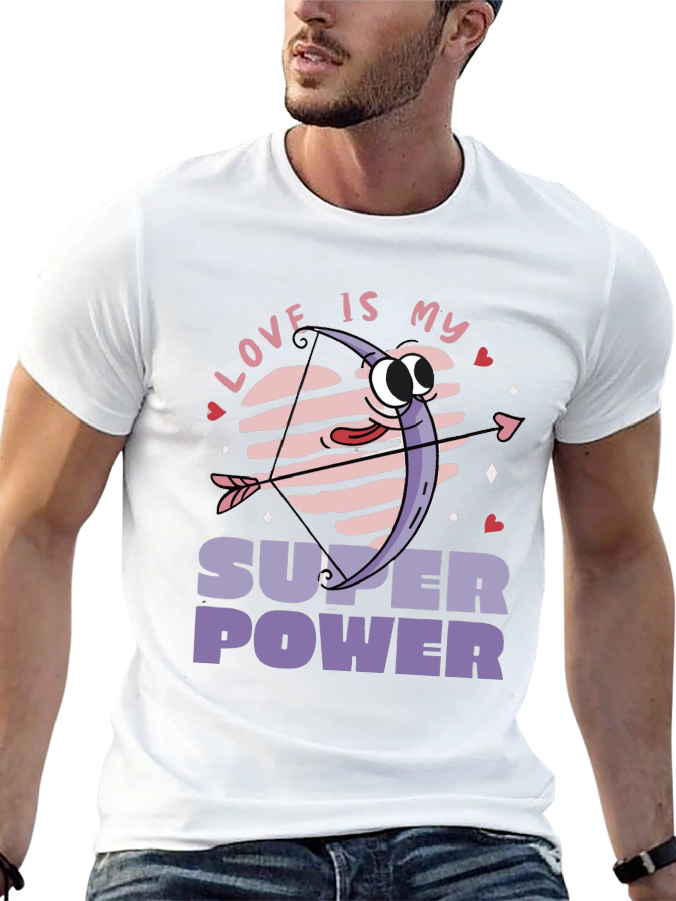 Black Love is My Superpower Graphic T-Shirt view 13