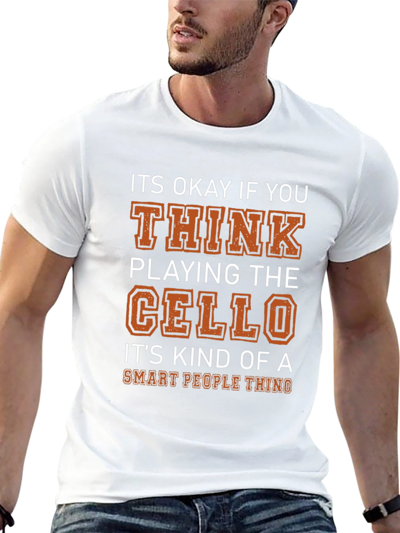 Black Cello Player Smart People T-Shirt view 13