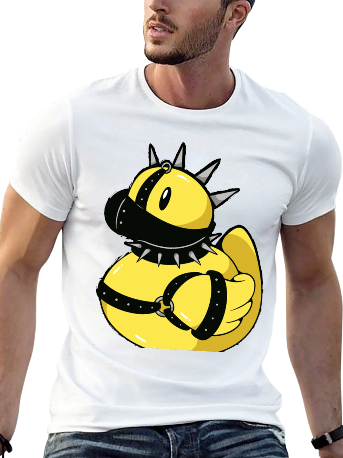 Black Novelty Rubber Duck T-Shirt view 13