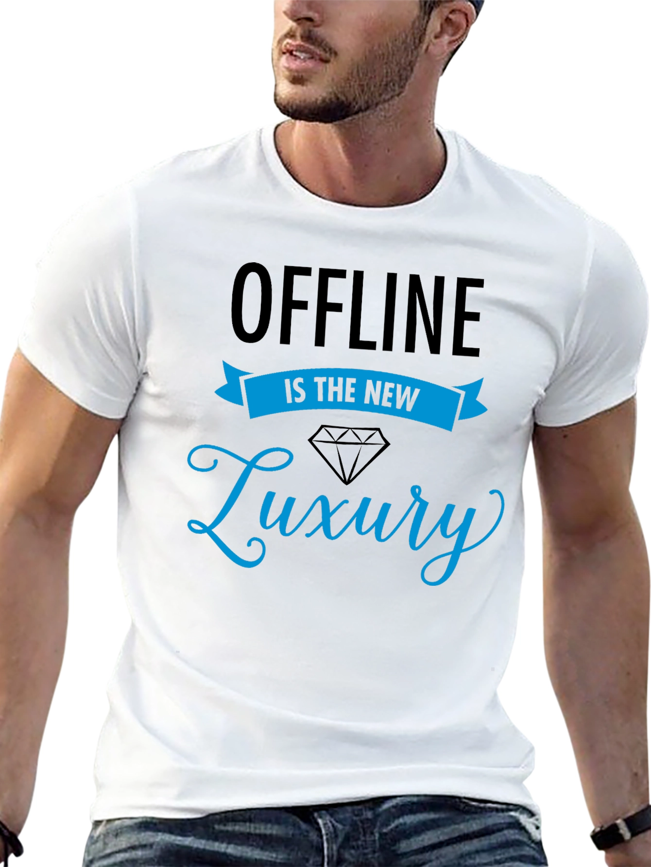 Black Offline is the New Luxury Graphic Tee view 13