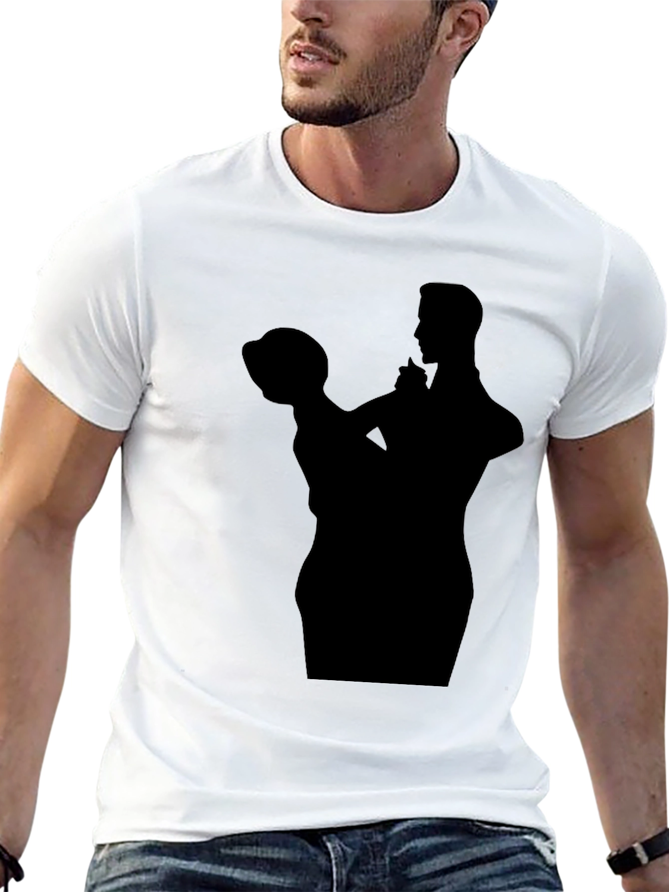 Black Silhouette Dance Graphic Tee - Classic Black view 13