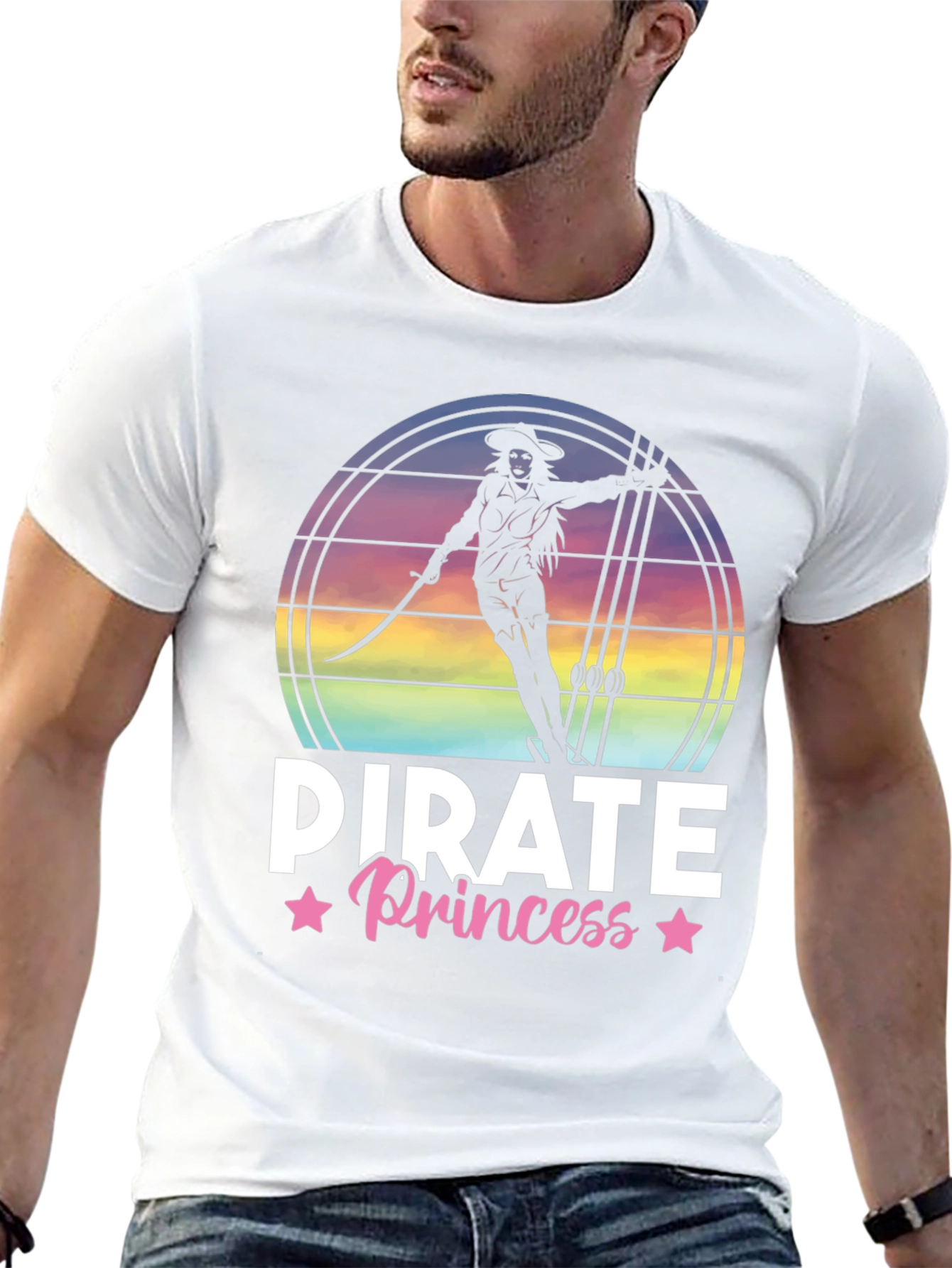 Pirate Princess T-Shirt - Stylish Graphic Tee - 13