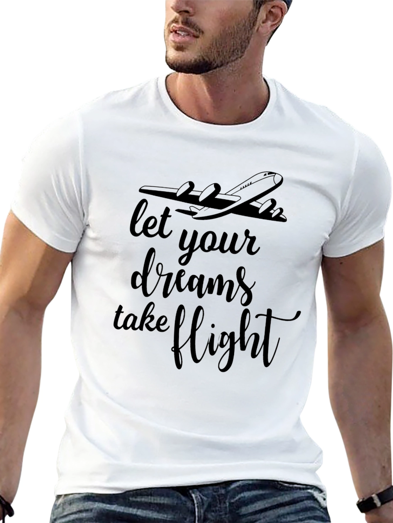 Black Dream Flight Graphic Tee - Pilot Inspiration view 13
