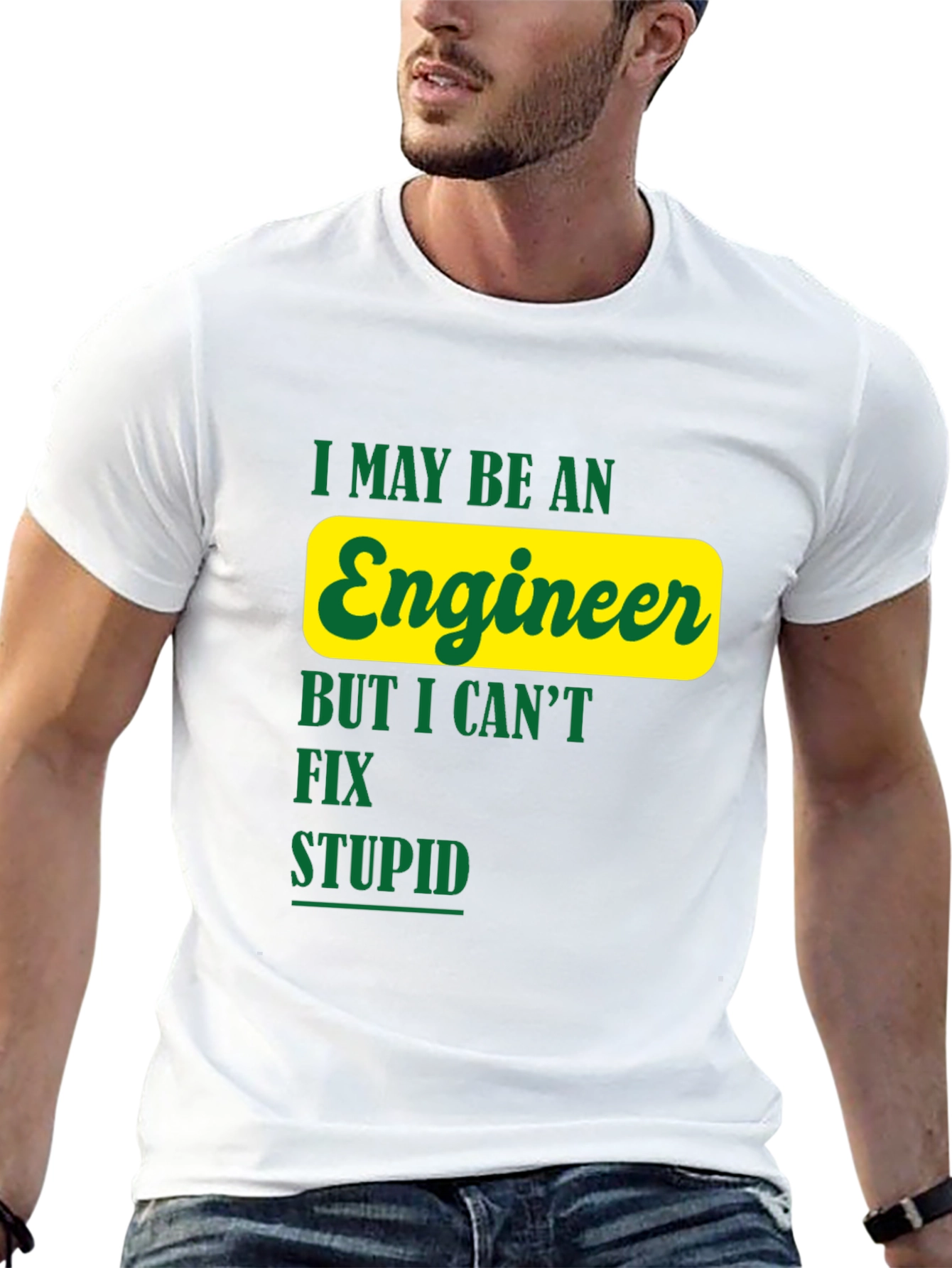 Black Engineer Humor Graphic T-Shirt - Funny & Casual Black Tee view 13