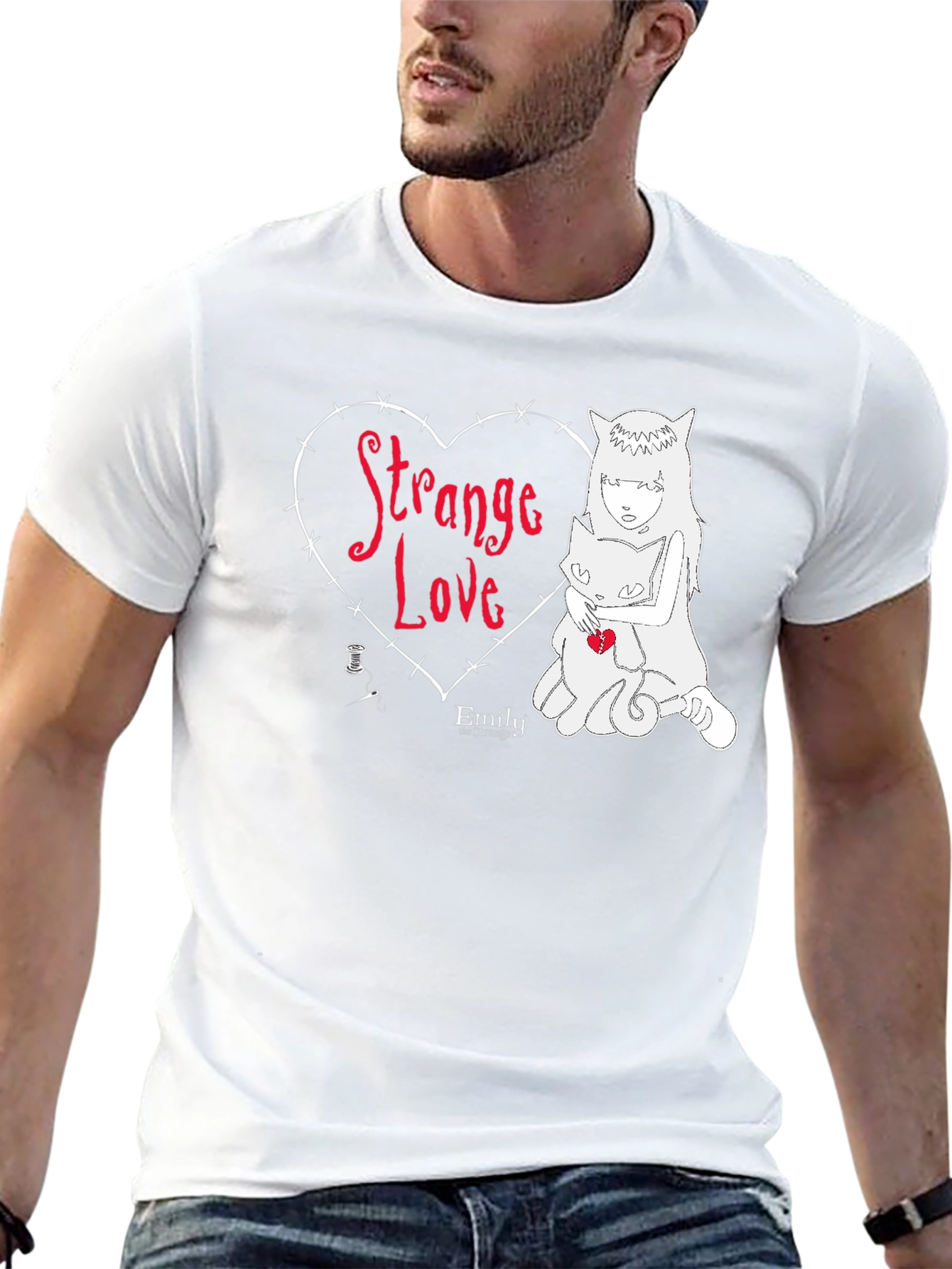 Black Strange Love Graphic Tee - Emily the Strange Style view 13