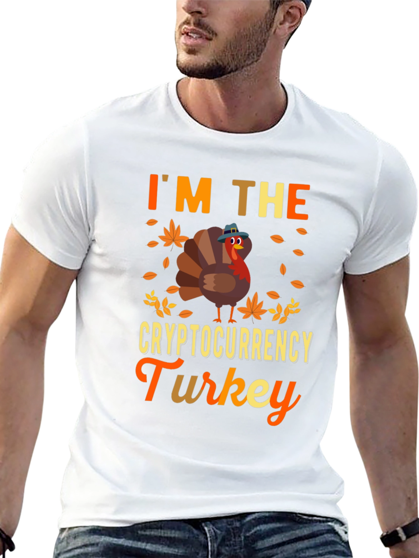 Black Cryptocurrency Turkey T-Shirt view 13