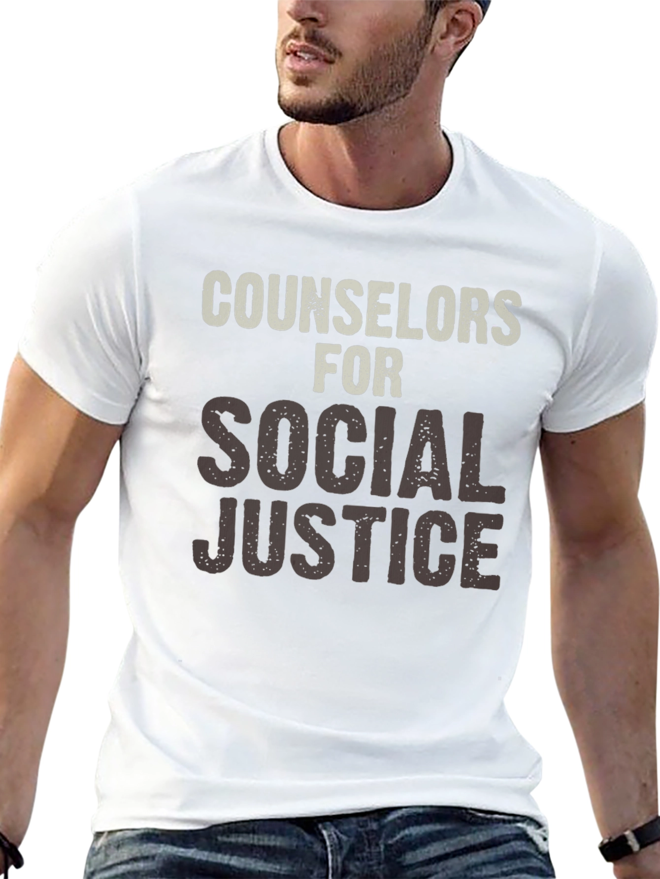 Black Counselors for Social Justice Black T-Shirt view 13