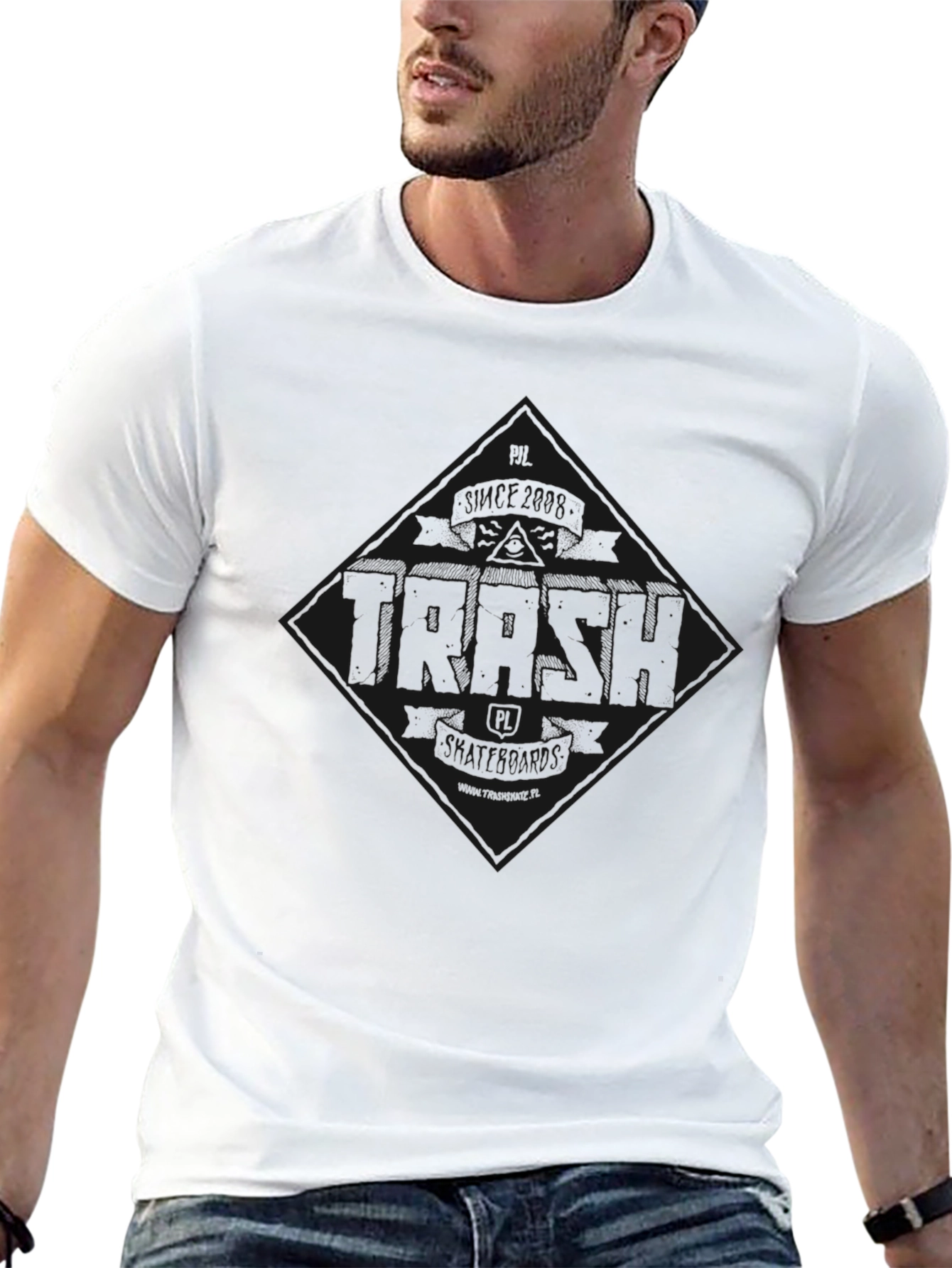 Black Solid Black Casual T-Shirt for Men view 13