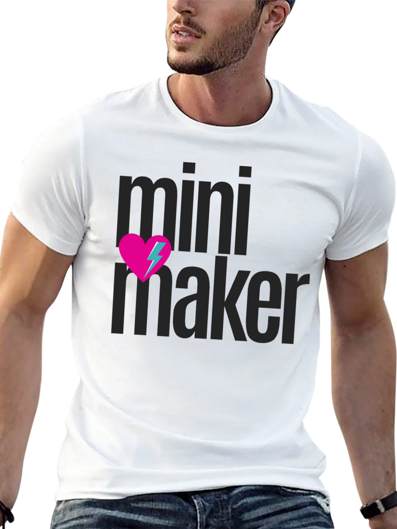 Black Mini Maker Graphic T-Shirt view 13
