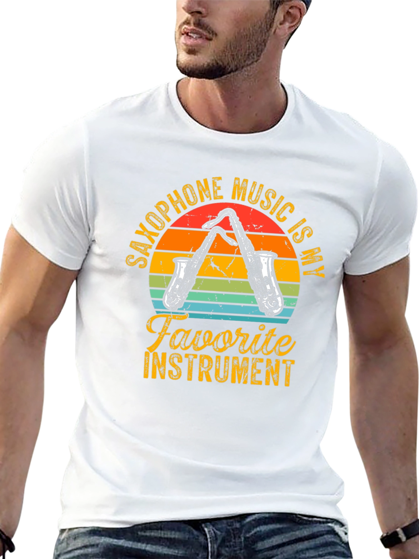 Saxophone Music Is My Favorite Instrument T-Shirt - 13