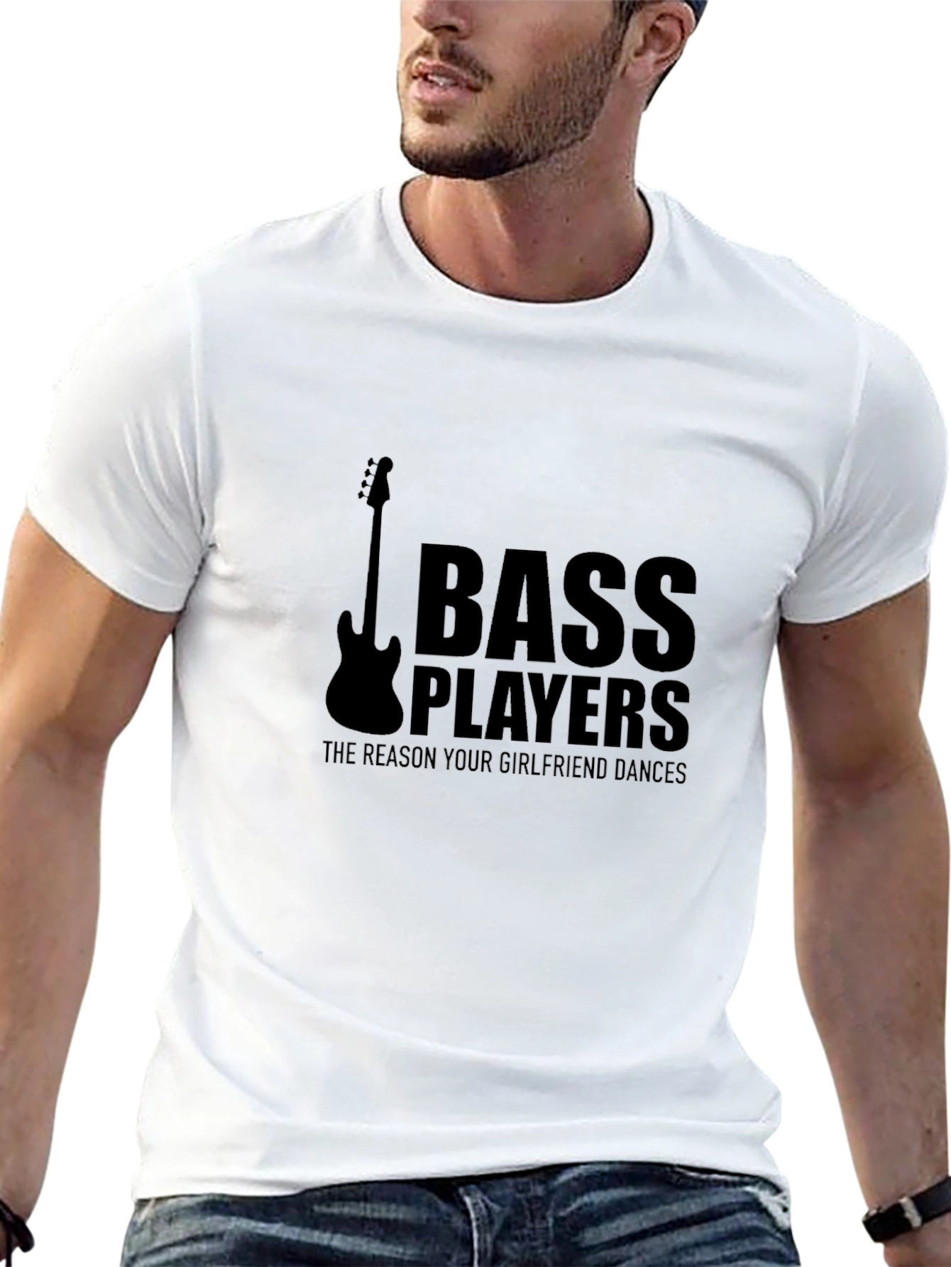 Black Bass Players T-Shirt - Reason Your Girlfriend Dances view 13