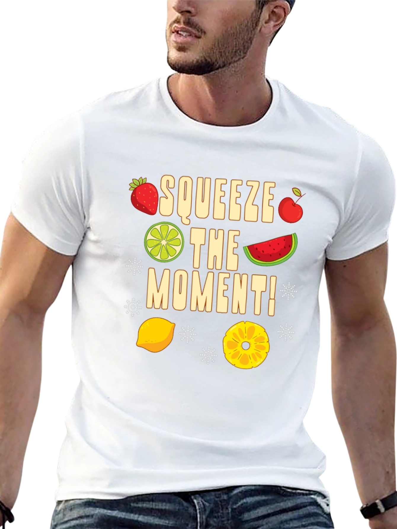 Black Squeeze the Moment Fruit T-Shirt view 13