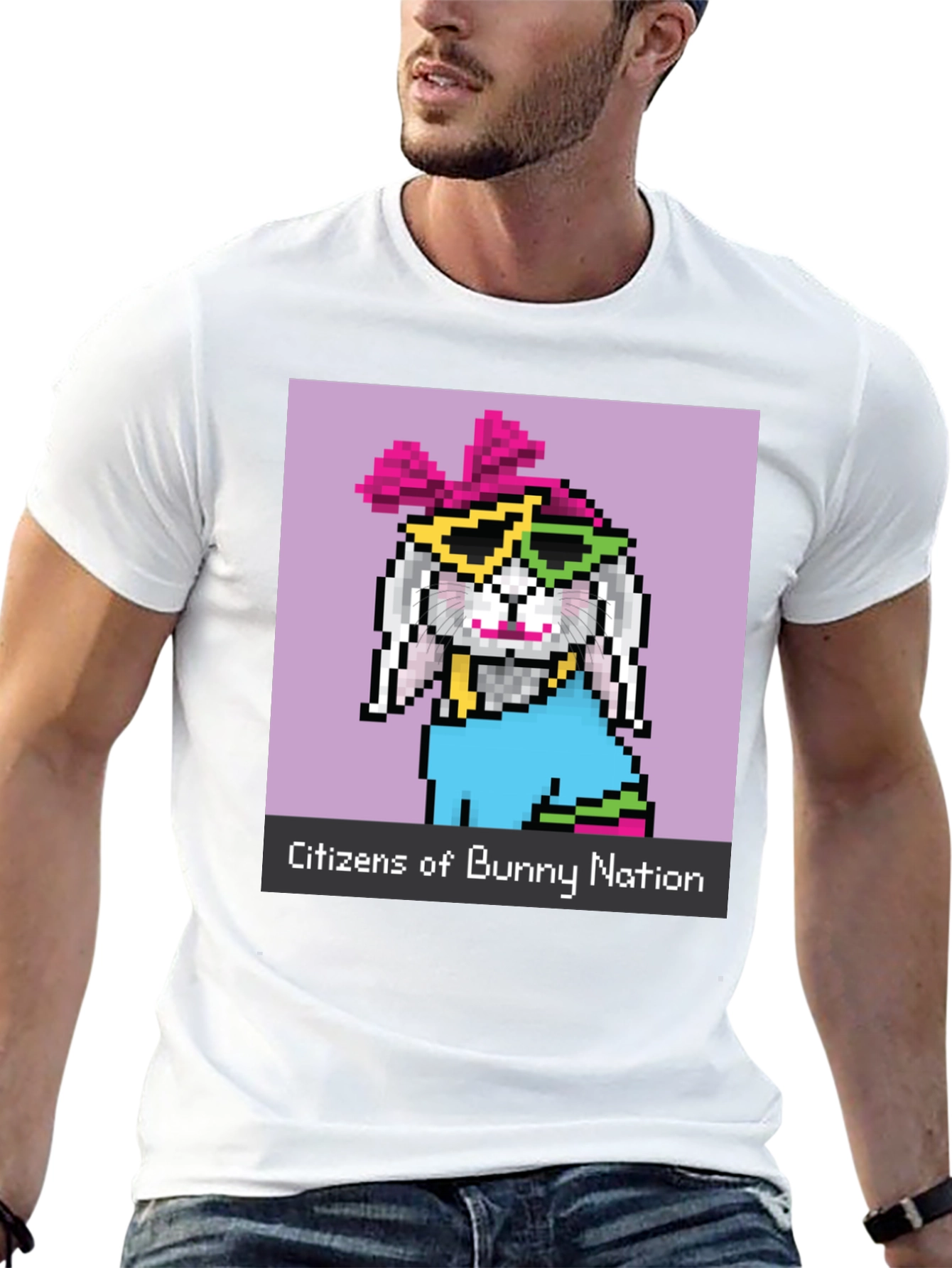 Black Citizens of Bunny Nation Graphic Tee view 13