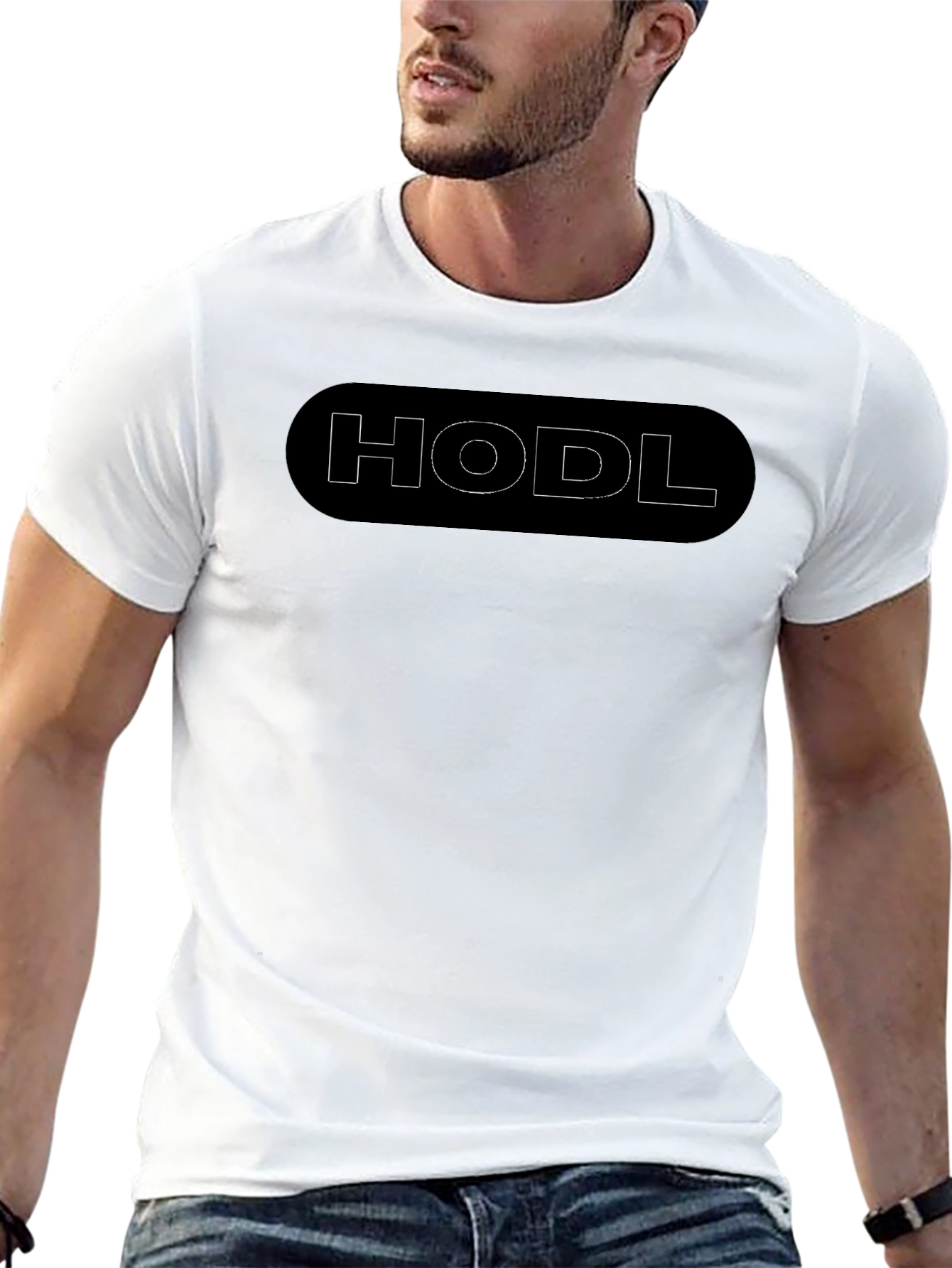 Black HODL Crypto T-Shirt - Black view 13