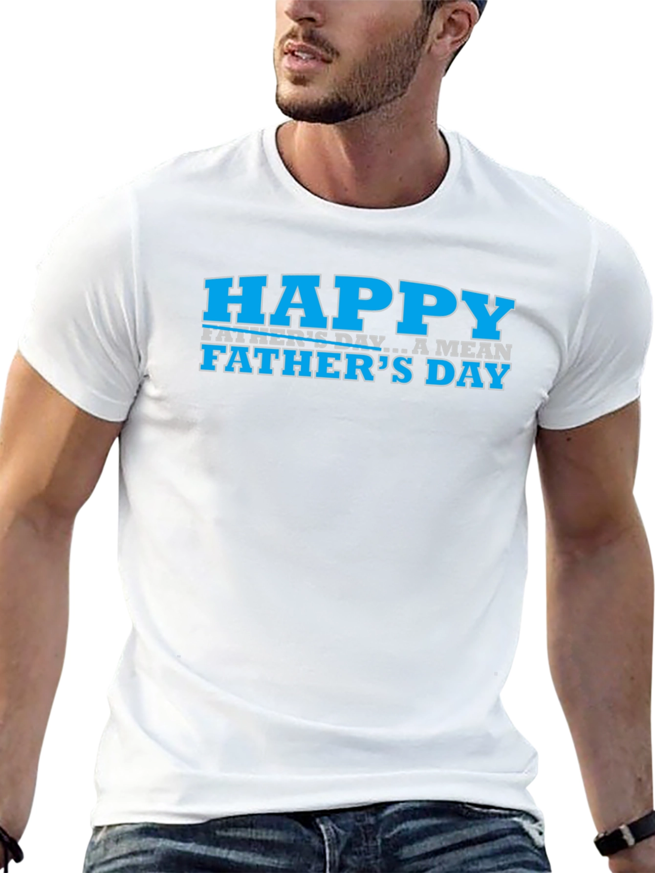 Black Happy Father's Day T-Shirt view 13