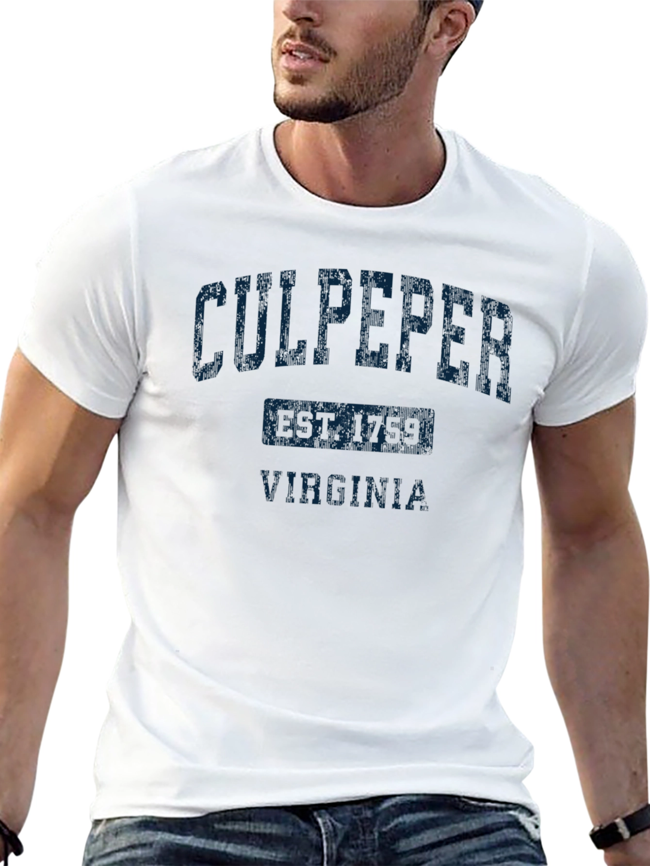 Black Culpeper Virginia Graphic Tee - Vintage Style view 13