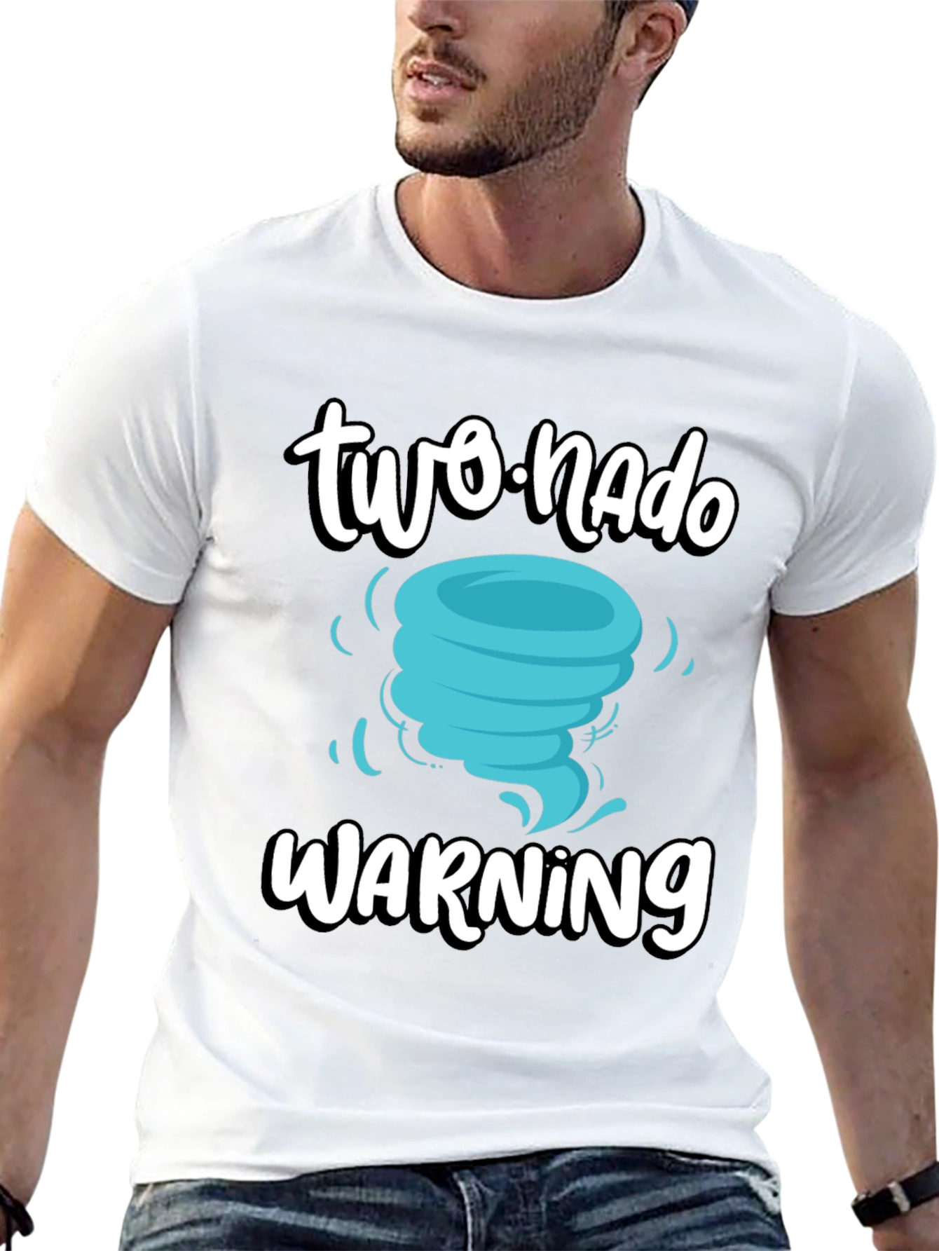 Black Two-nado Warning T-Shirt view 13
