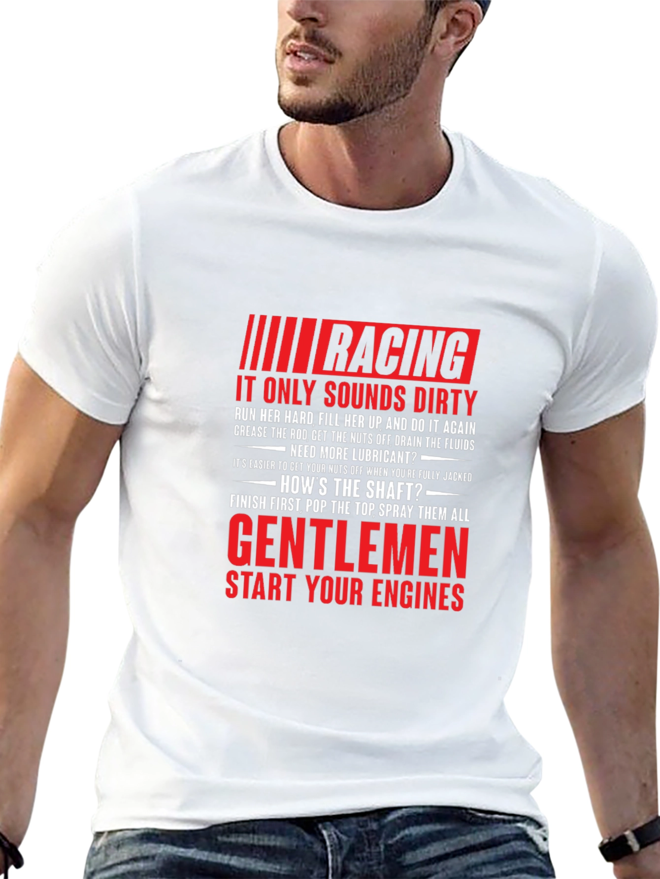 Black Racing Dirty Sounding T-Shirt view 13