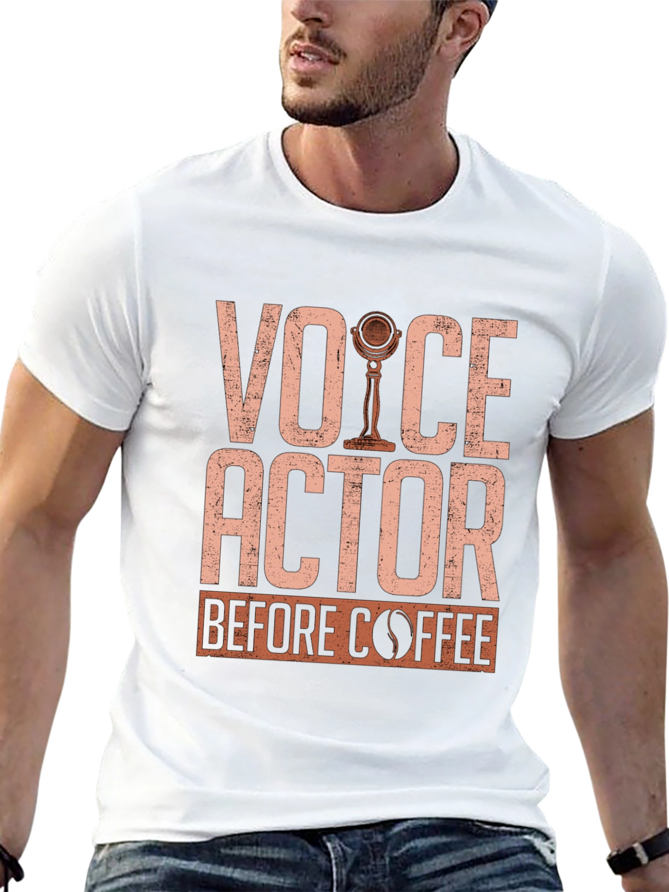 Voice Actor Before Coffee T-Shirt - 13