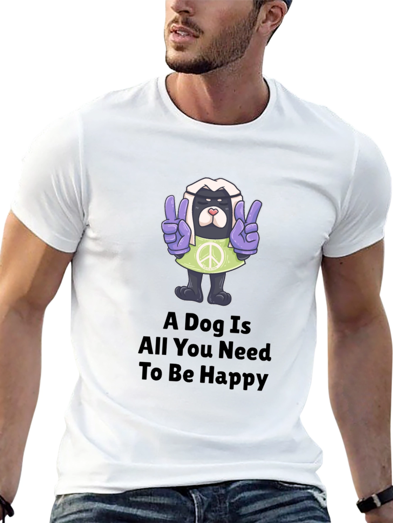 Black Dog Is All You Need T-Shirt view 13