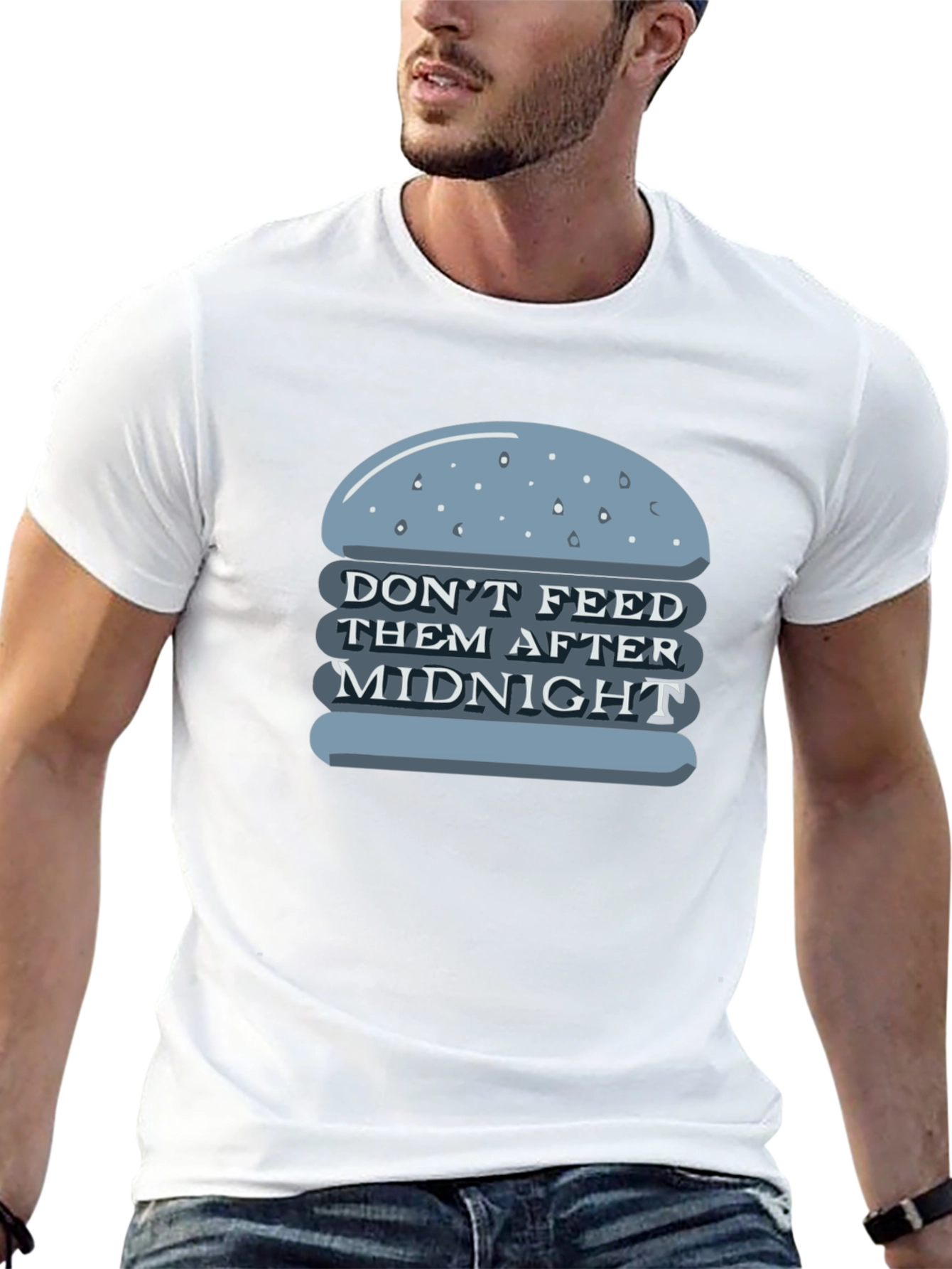 Black Don't Feed After Midnight T-Shirt view 13