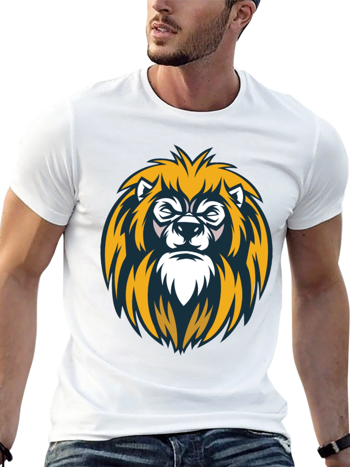 Black Lion Graphic T-Shirt - Bold Style view 13