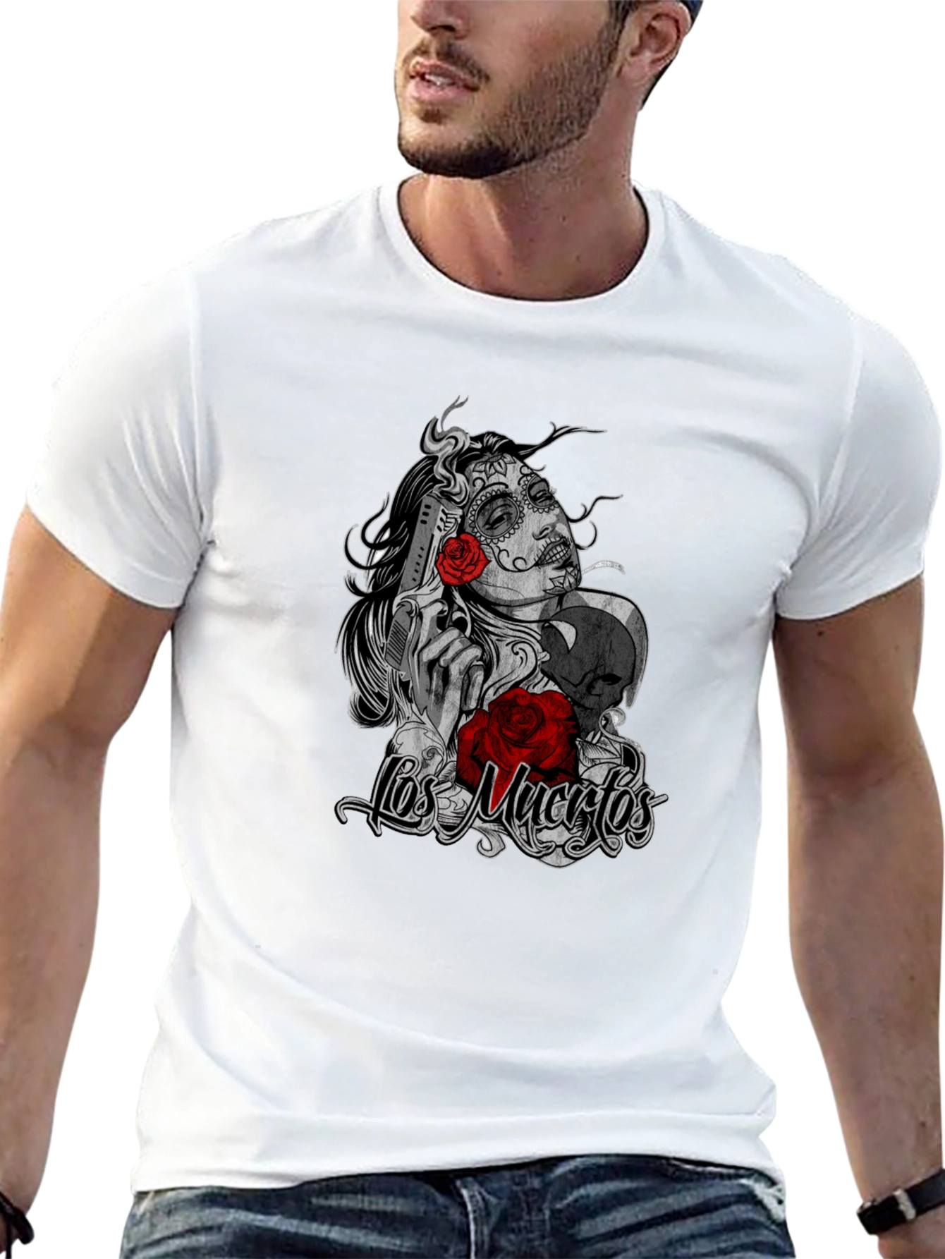 Black Los Muertos T-Shirt view 13