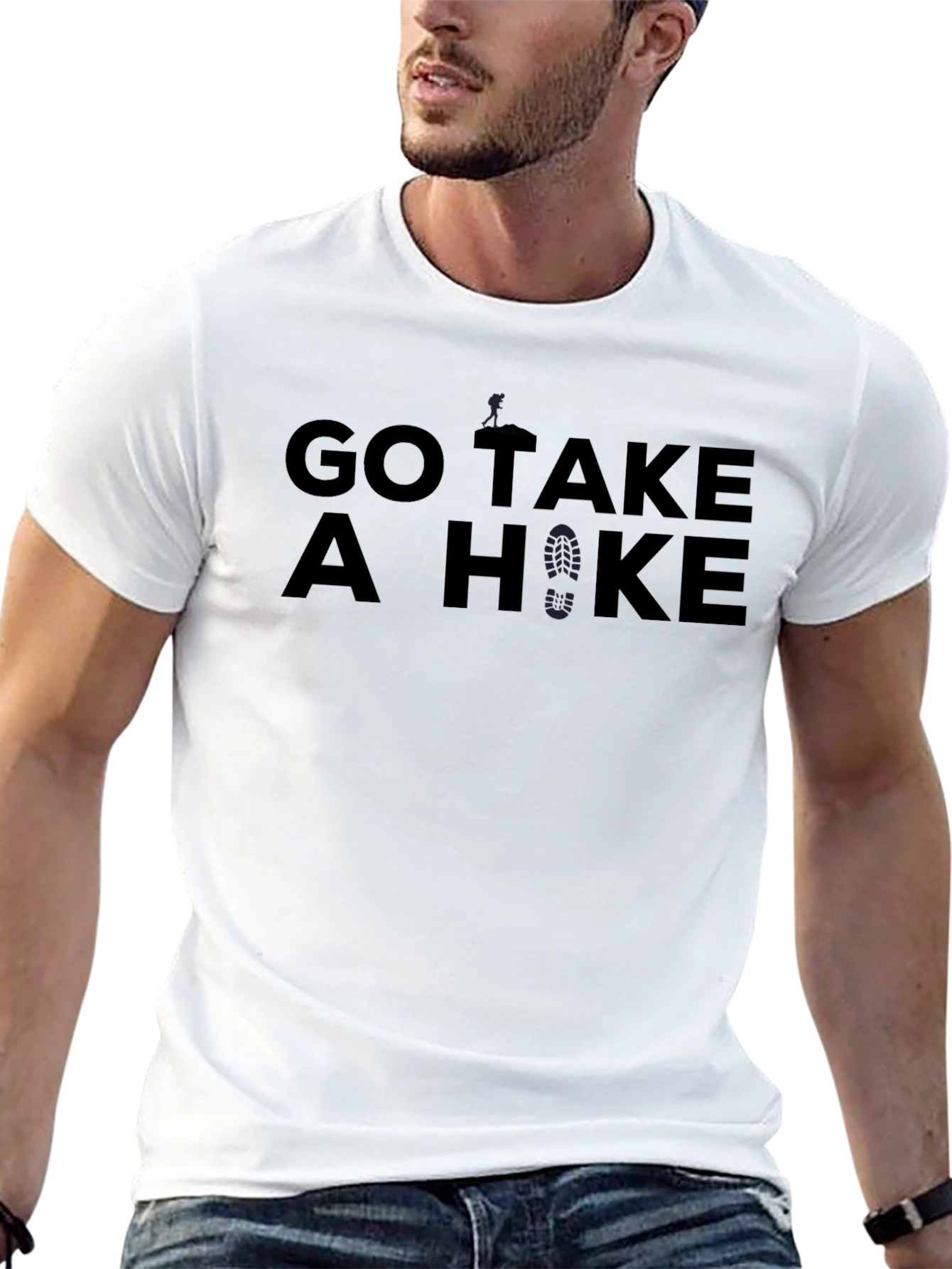 Black Go Take a Hike T-Shirt - Adventure Ready! view 13