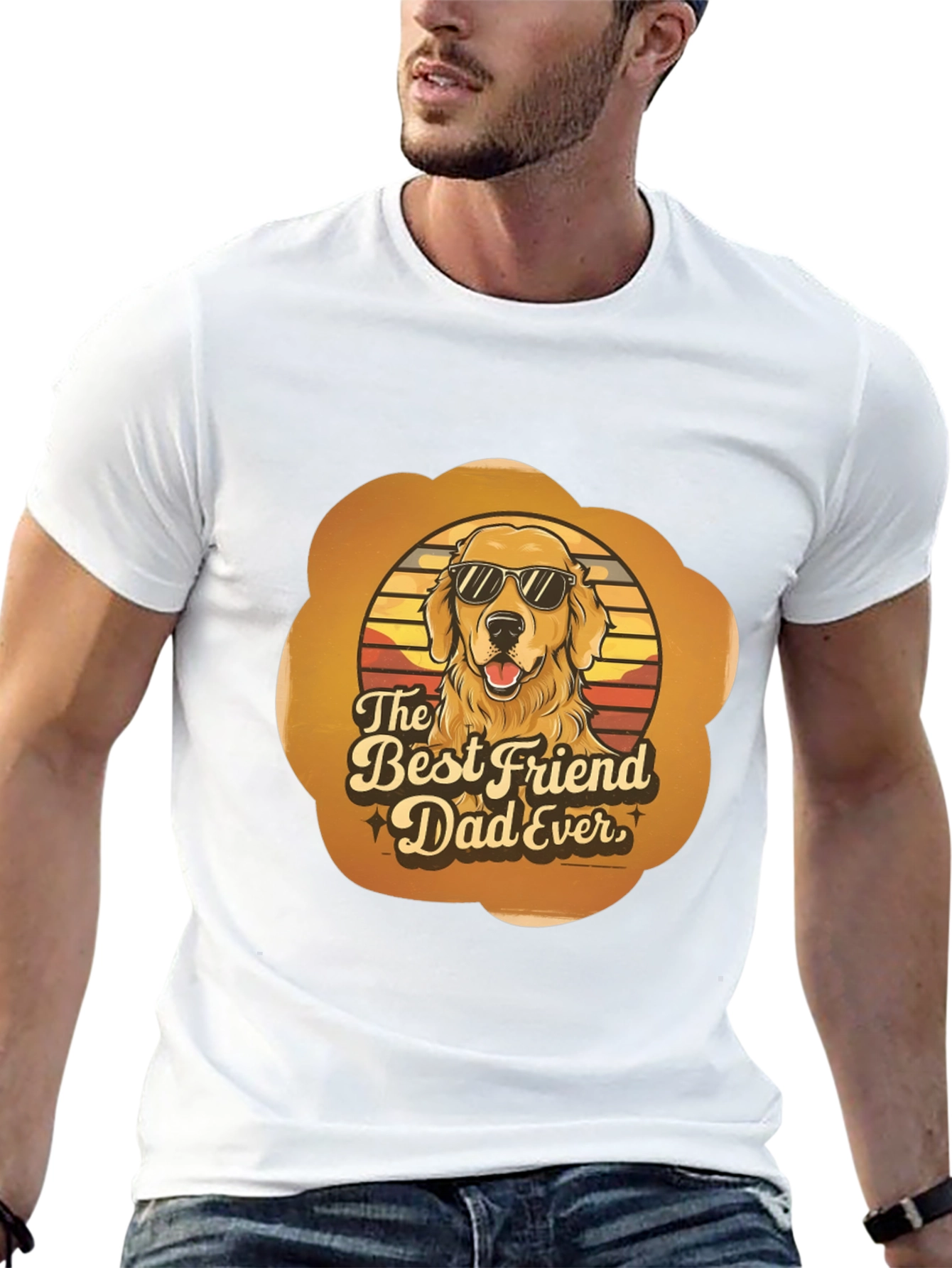 Best Friend Dog Dad T-Shirt - 13