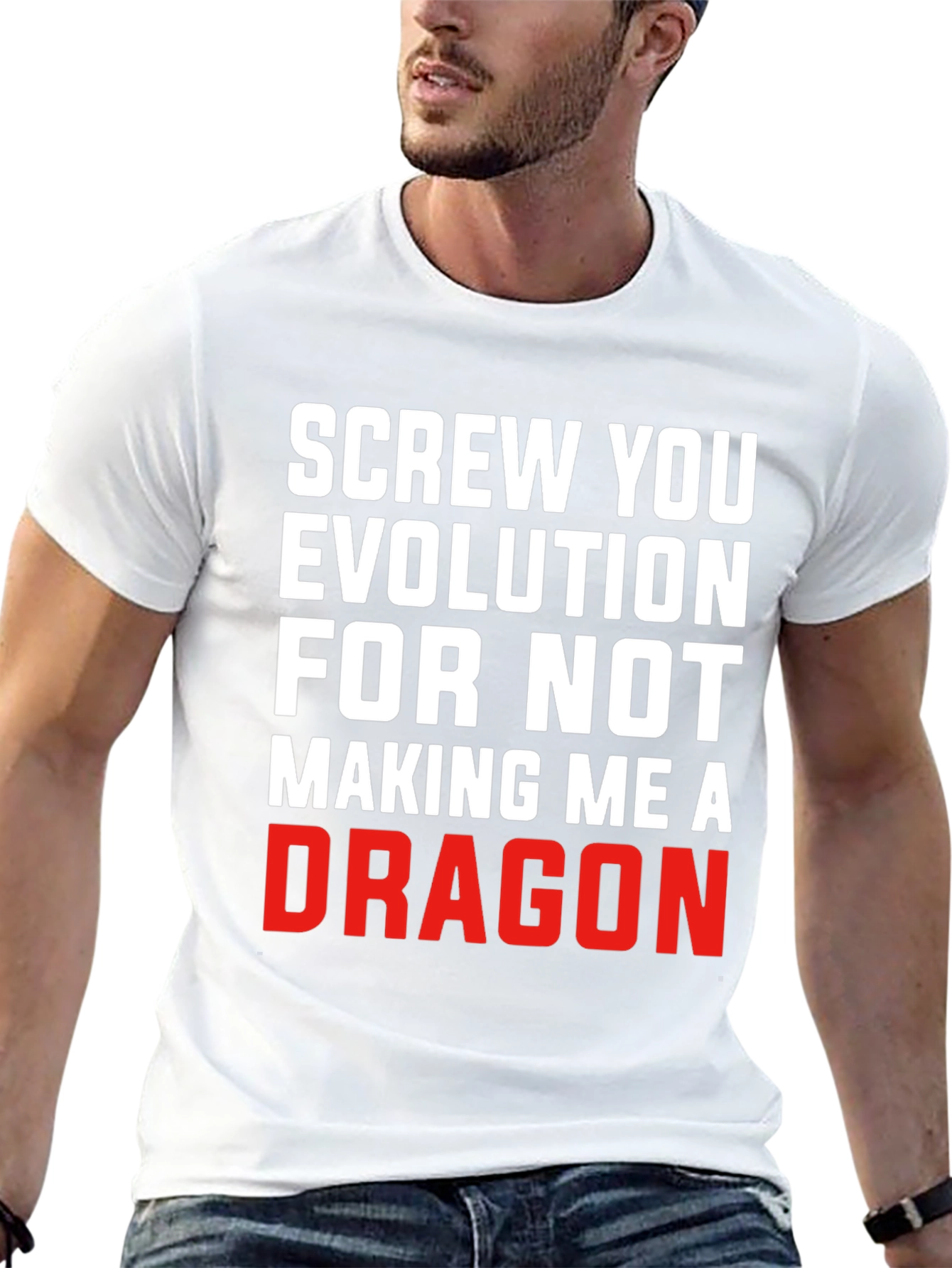 Black Funny Evolution Dragon T-Shirt view 13