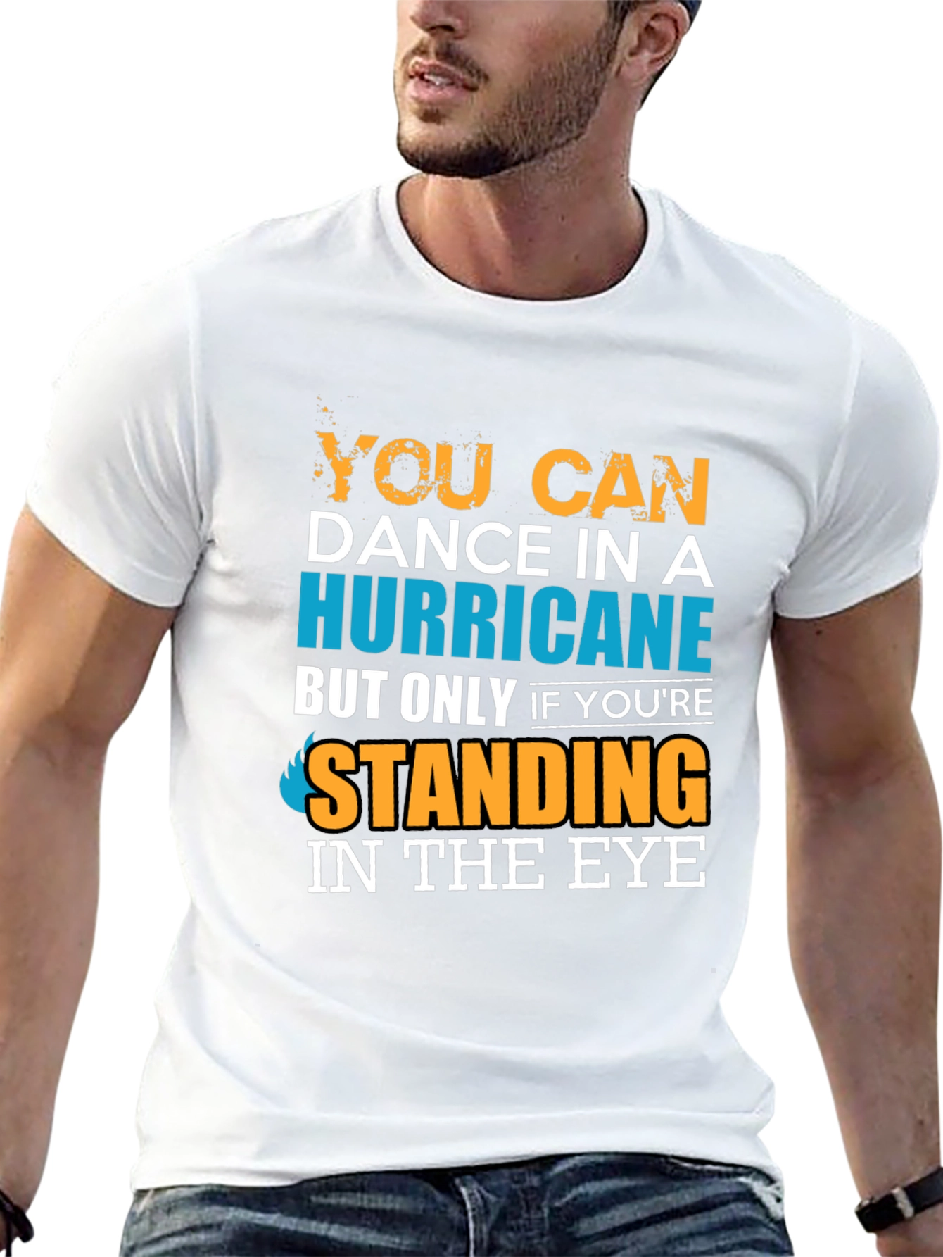 Black Dance in a Hurricane T-Shirt: Bold Graphic Tee view 13